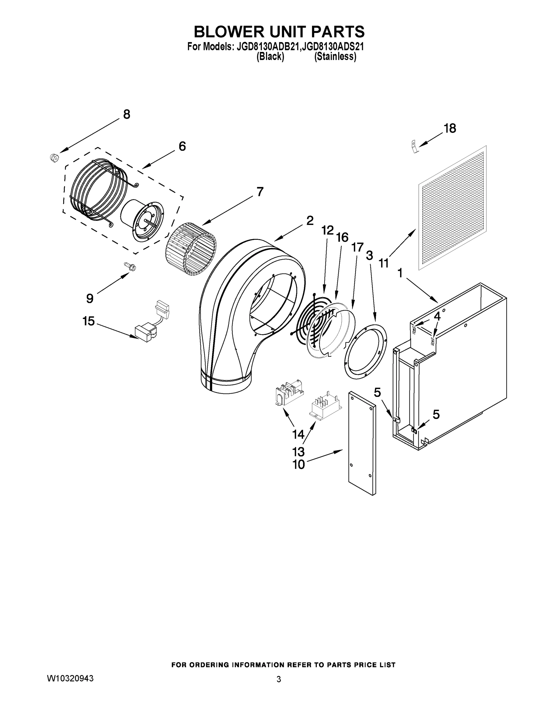 02 - BLOWER UNIT PARTS