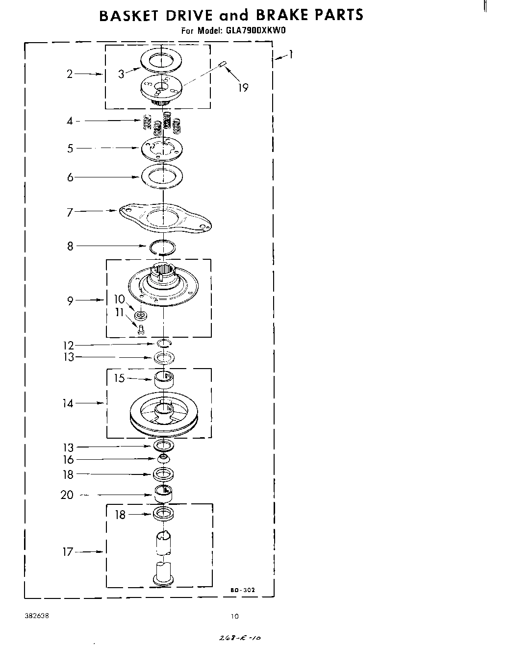 09 - BASKET DRIVE AND BRAKE