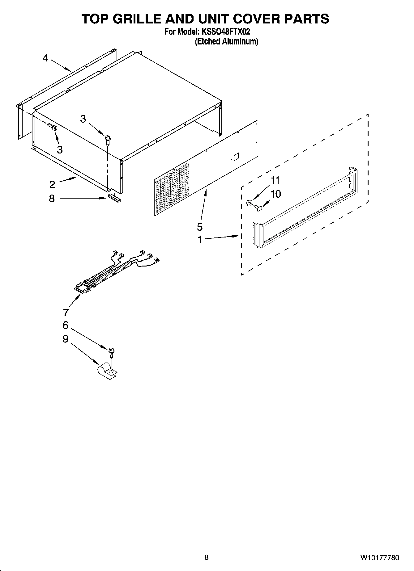 06 - TOP GRILLE AND UNIT COVER PARTS