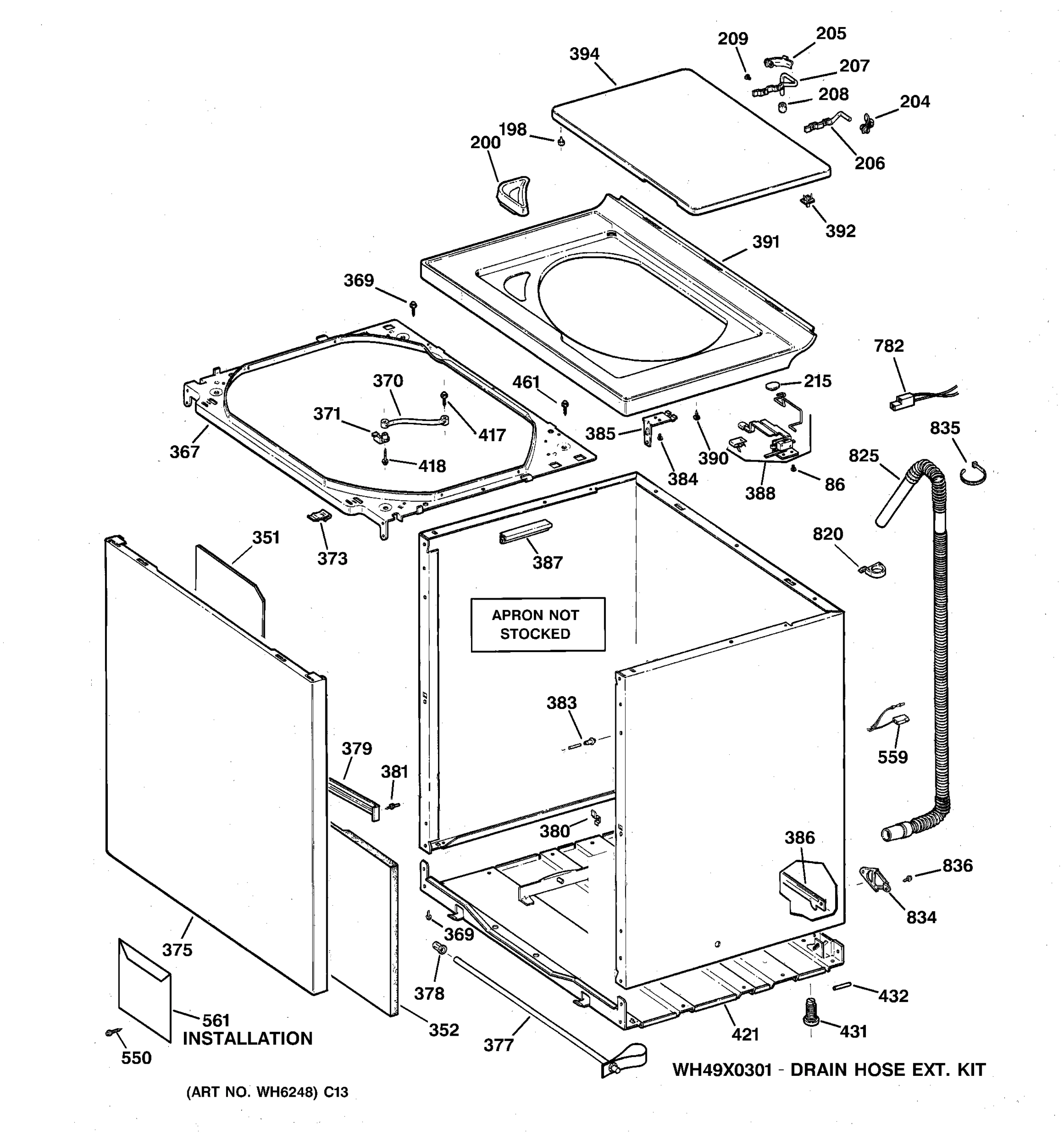 CABINET, COVER & FRONT PANEL