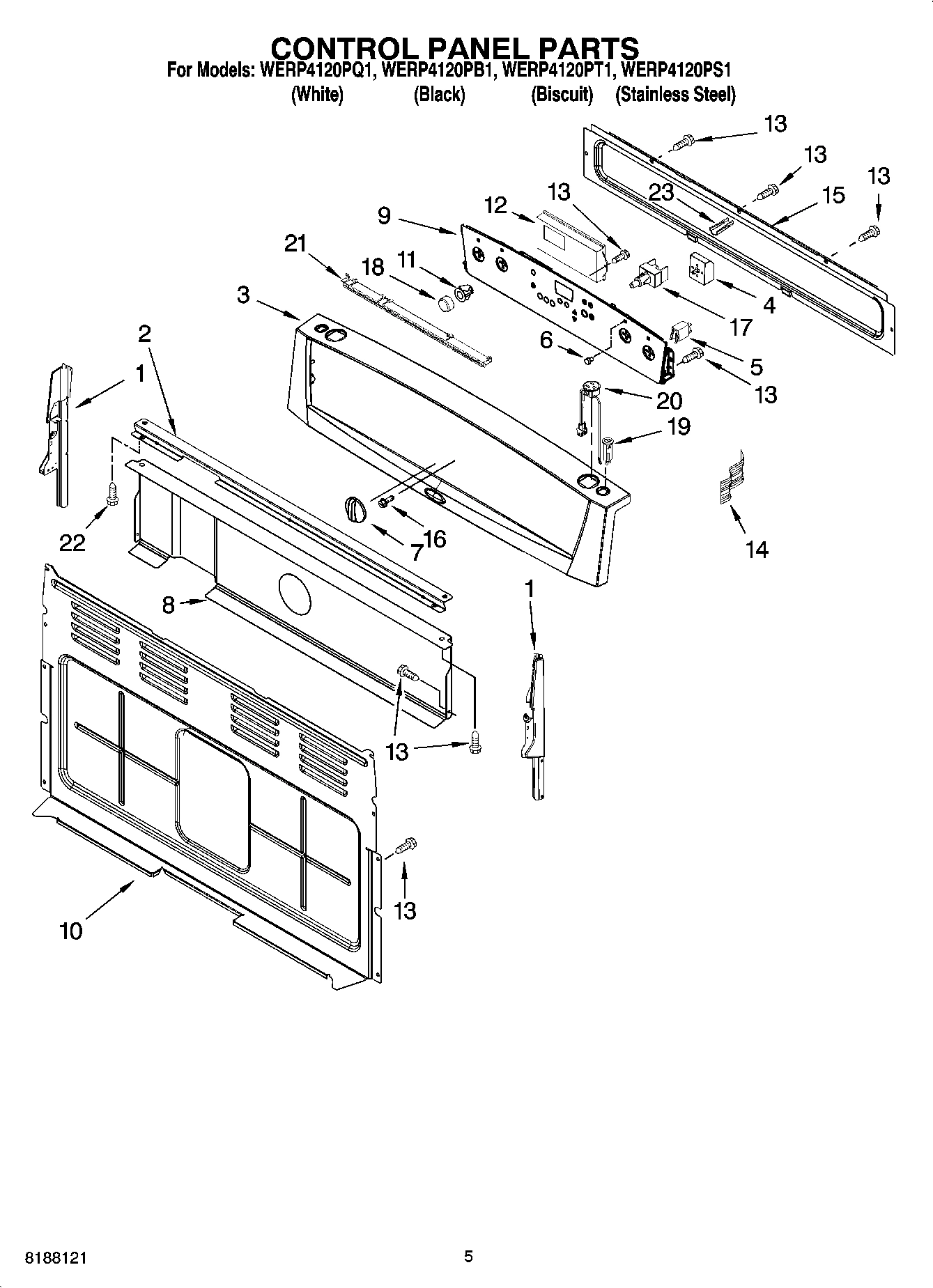 04 - CONTROL PANEL PARTS