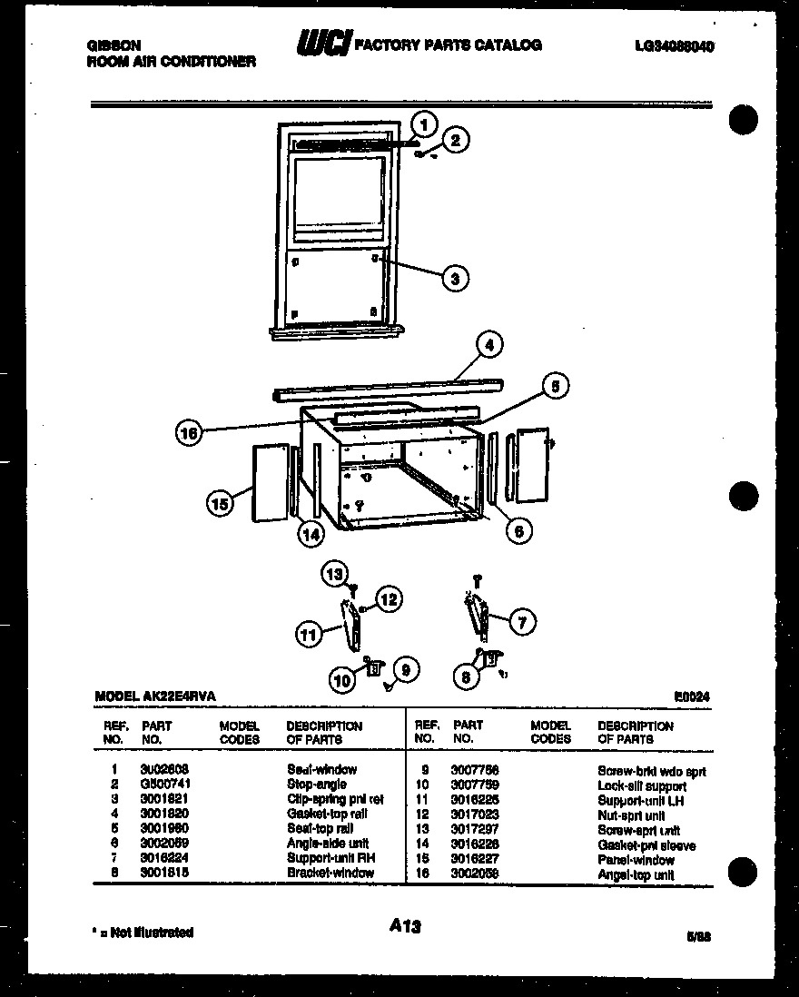 06 - CABINET AND INSTALLATION PARTS