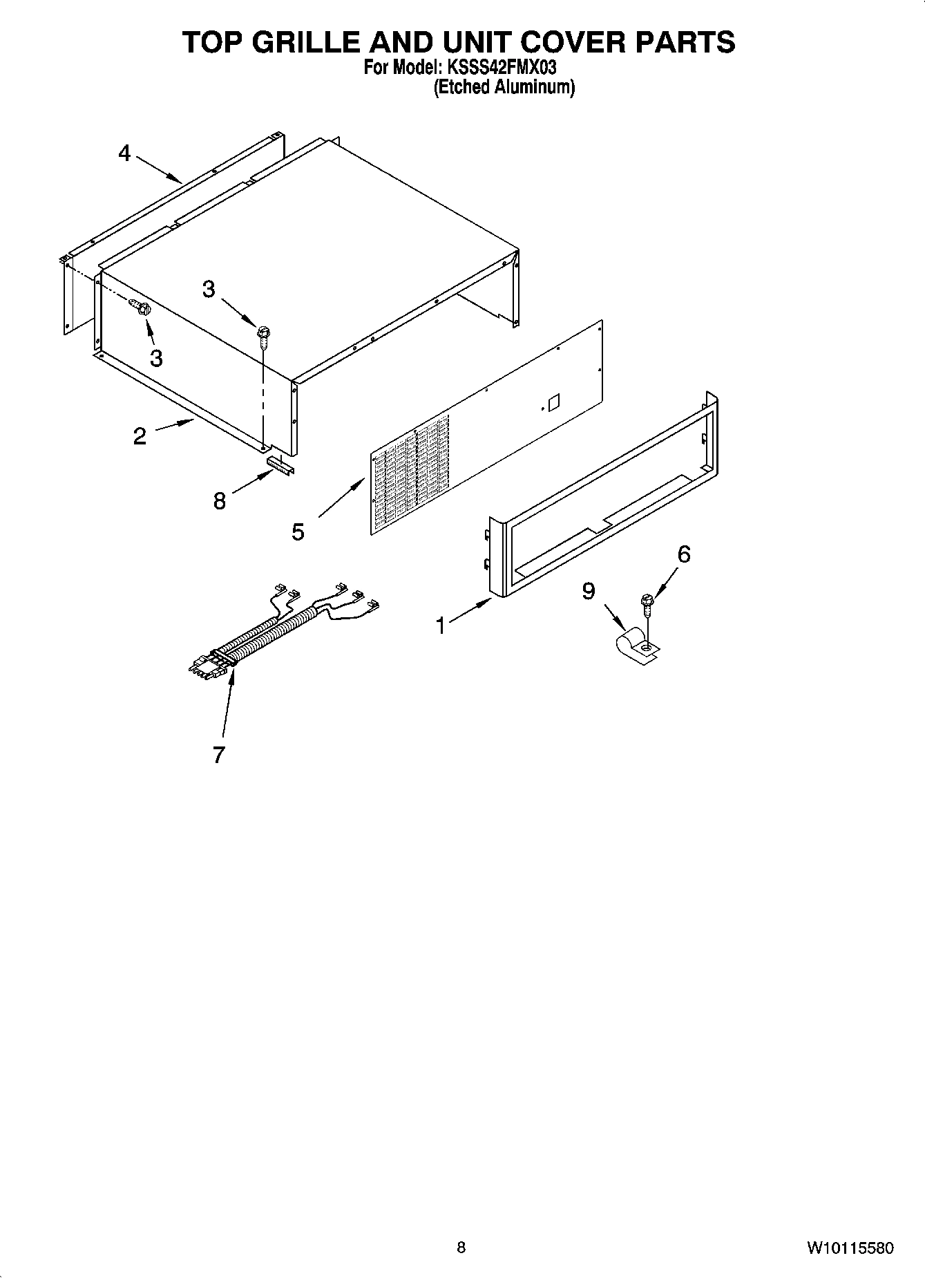 06 - TOP GRILLE AND UNIT COVER PARTS