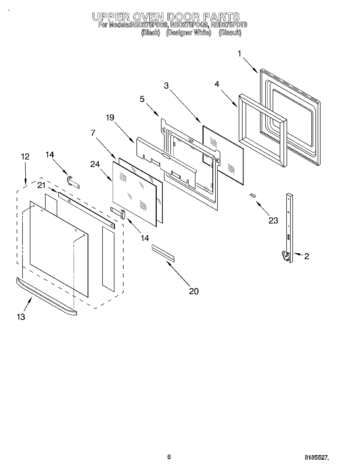 04 - UPPER OVEN DOOR