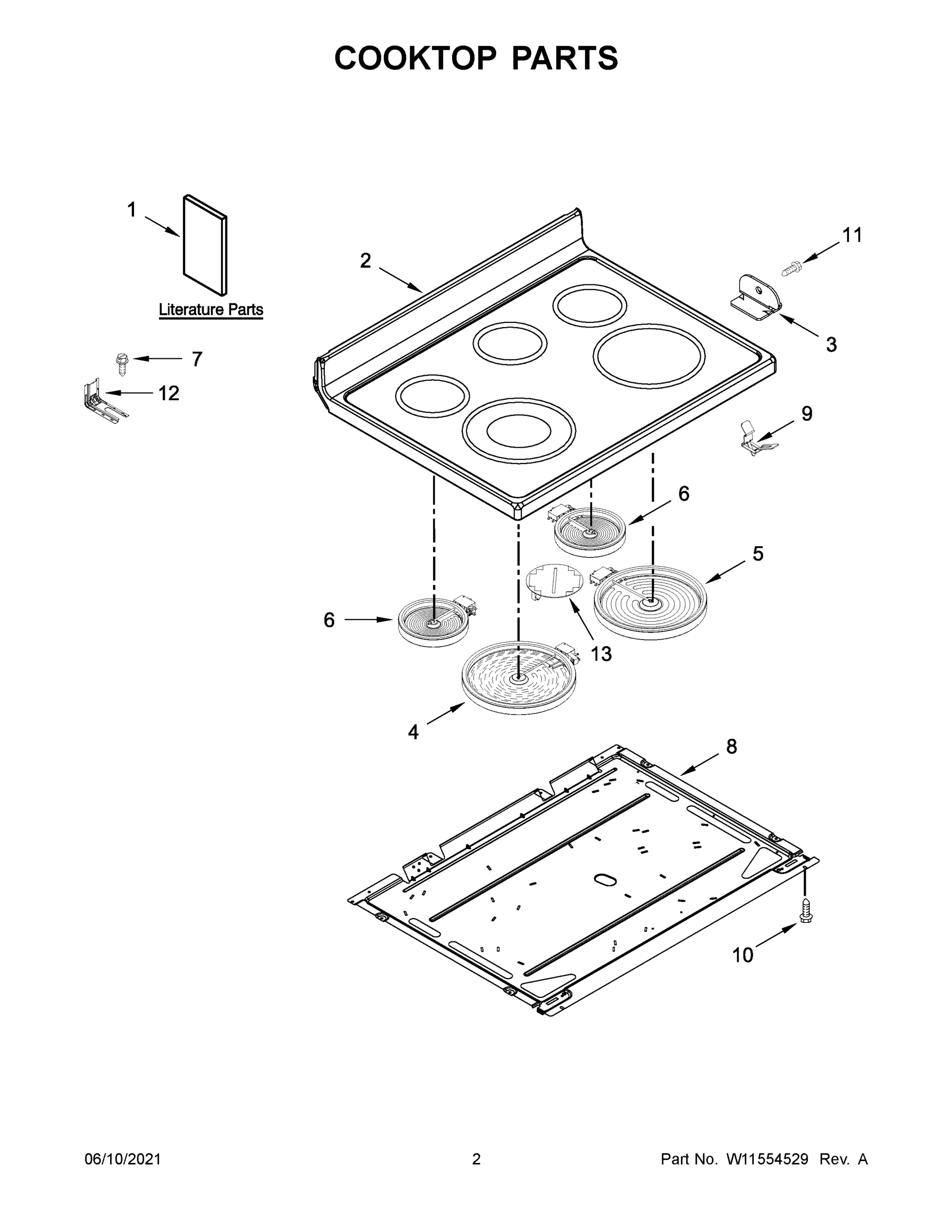 02 - COOKTOP PARTS