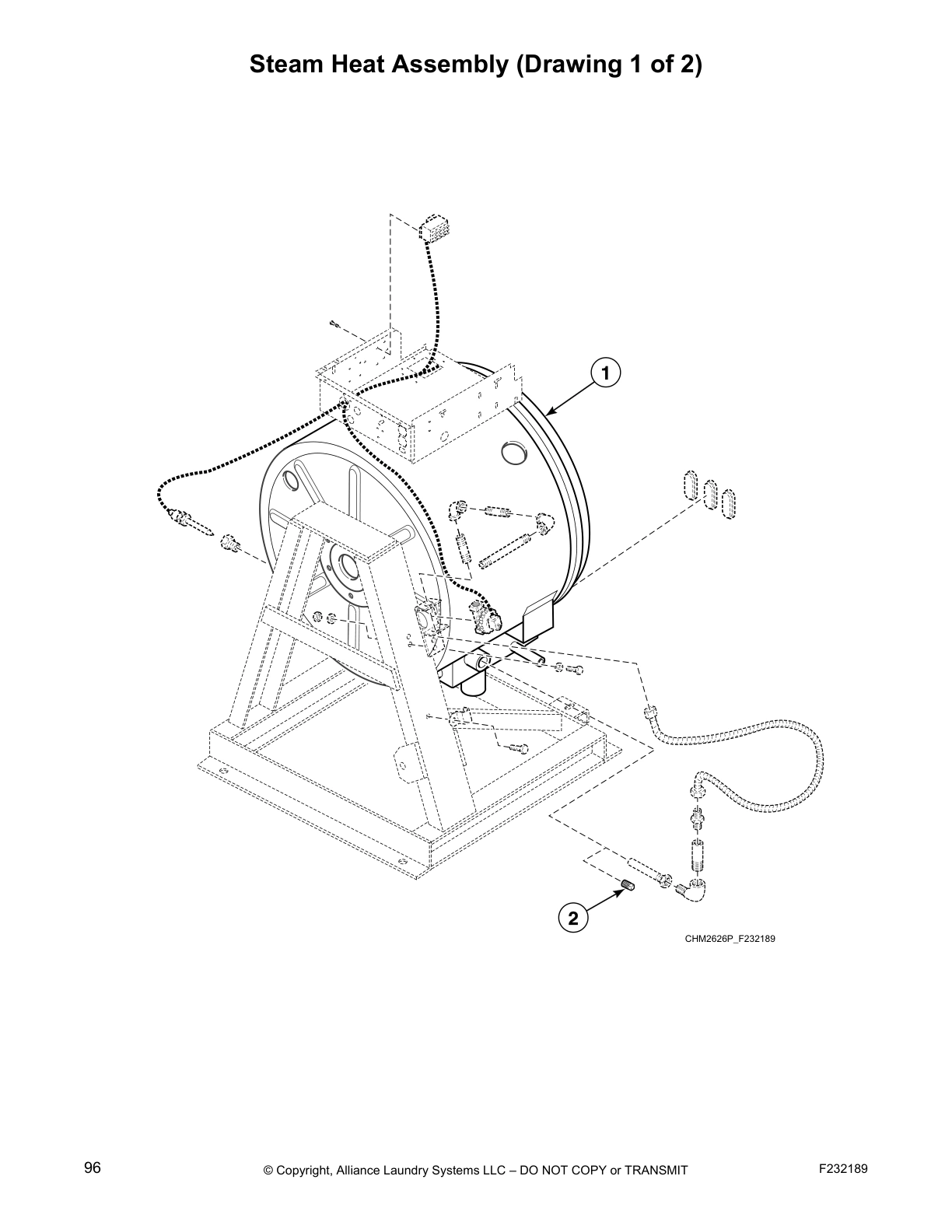Steam Heat Assembly (Drawing 1 of 2)
