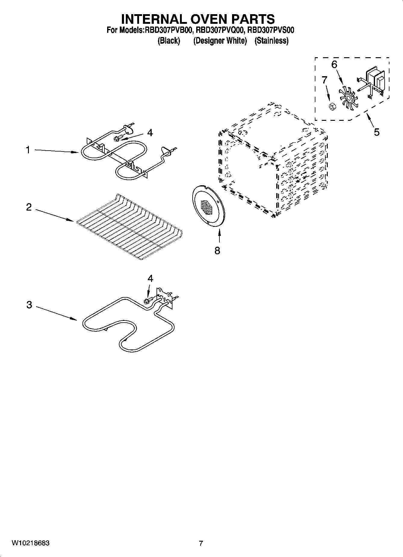 05 - INTERNAL OVEN PARTS