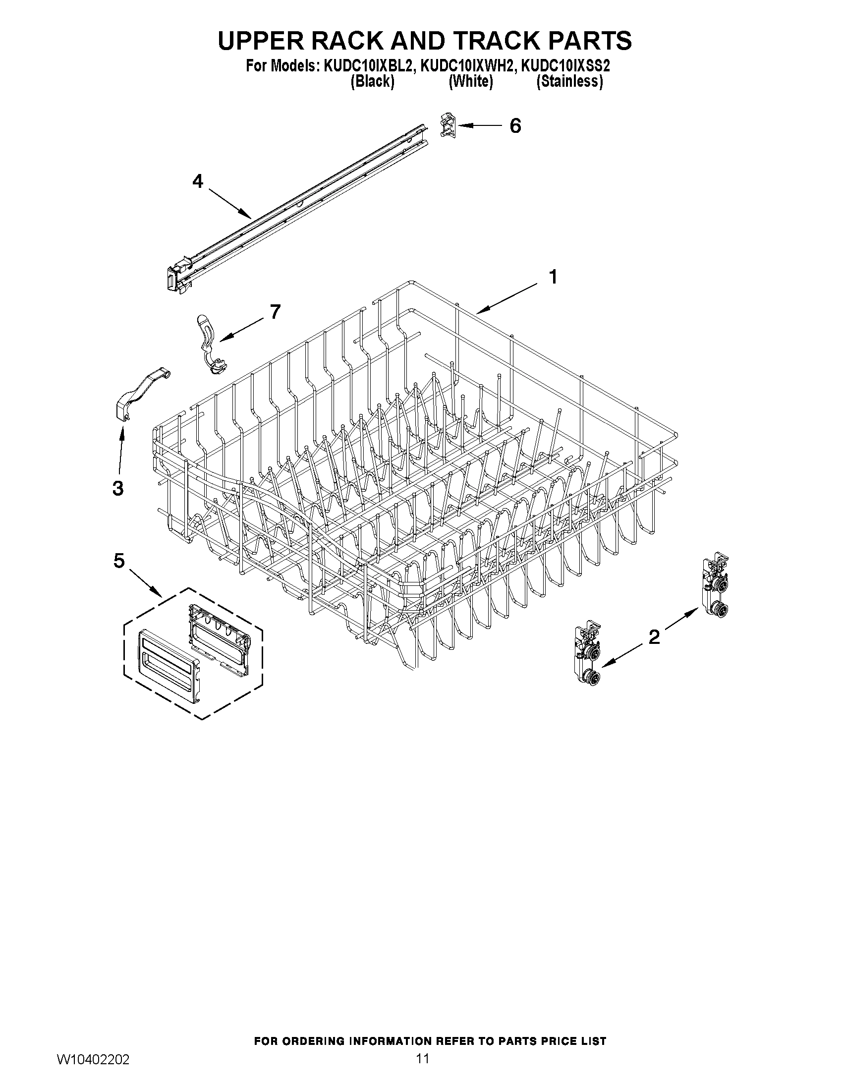 09 - UPPER RACK AND TRACK PARTS