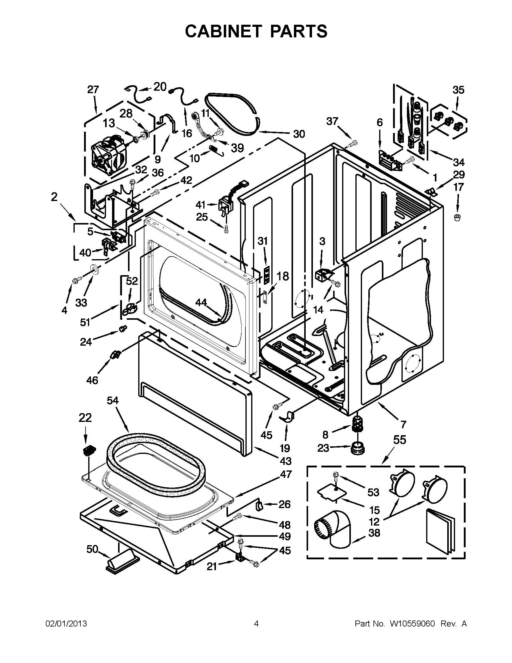 02 - CABINET PARTS