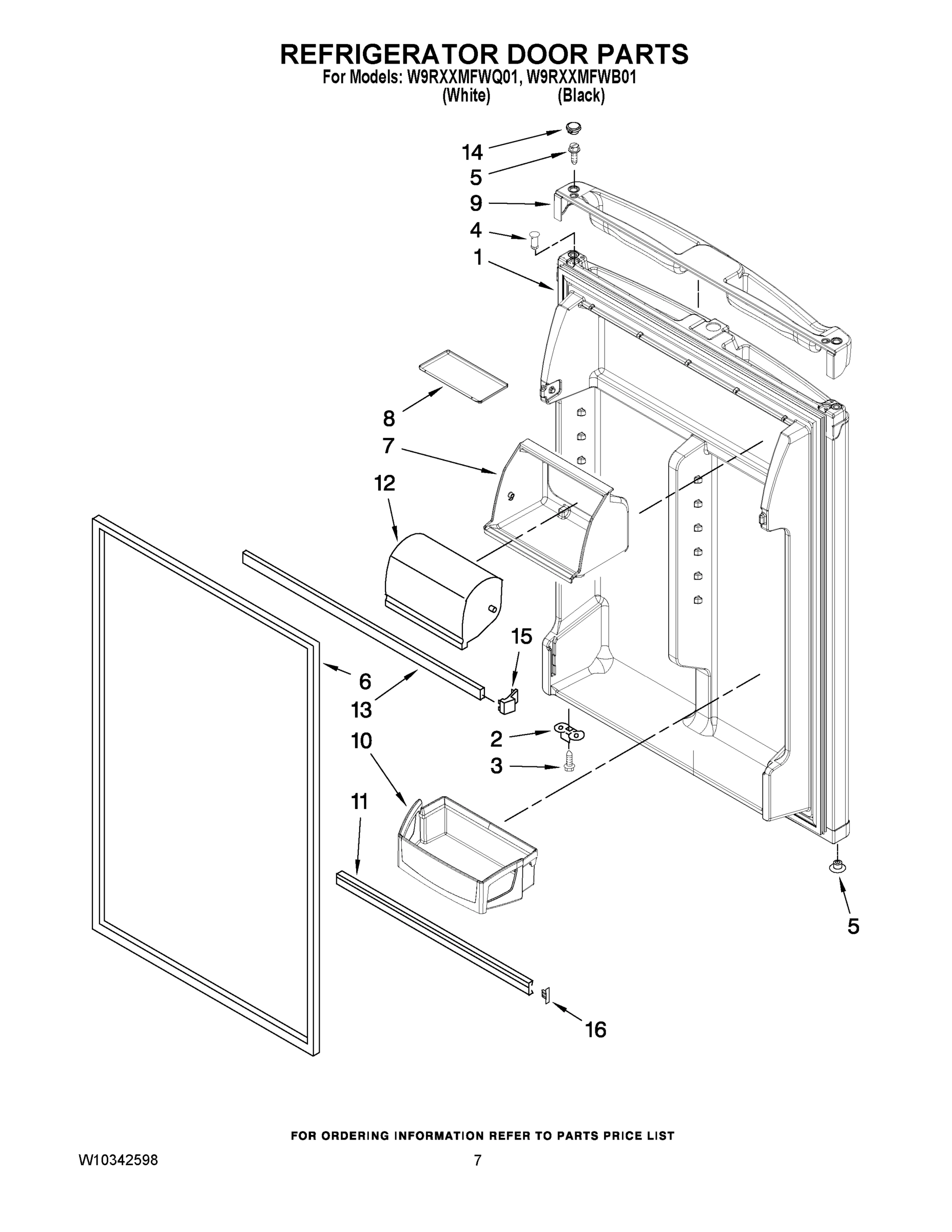 04 - REFRIGERATOR DOOR PARTS
