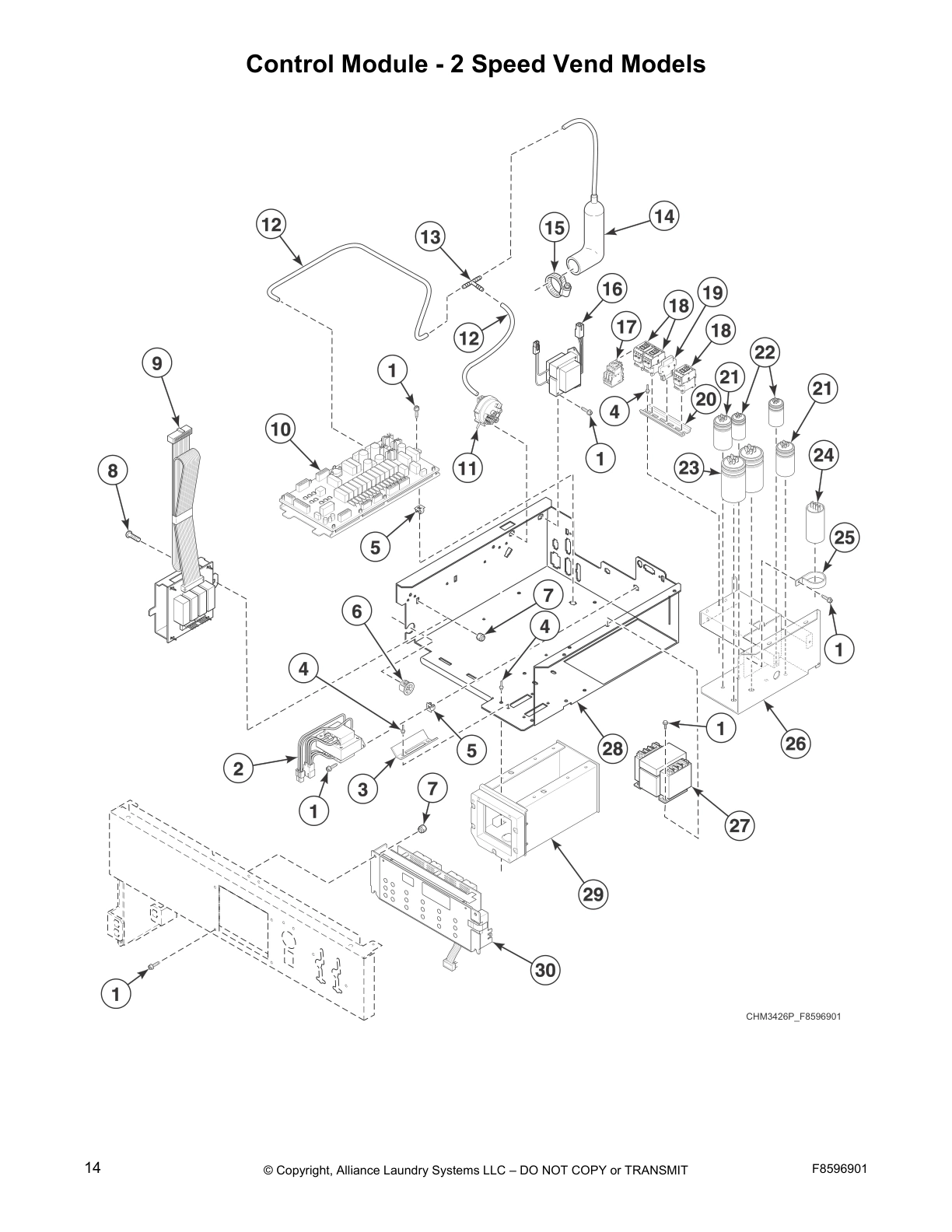 Control Module - 2 Speed Vend Models