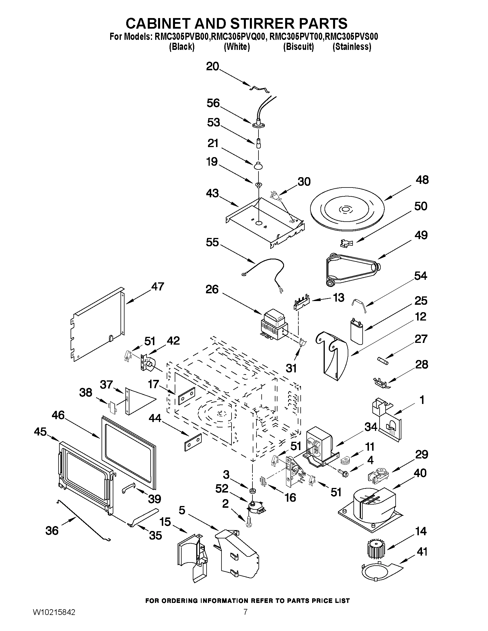 06 - CABINET AND STIRRER PARTS