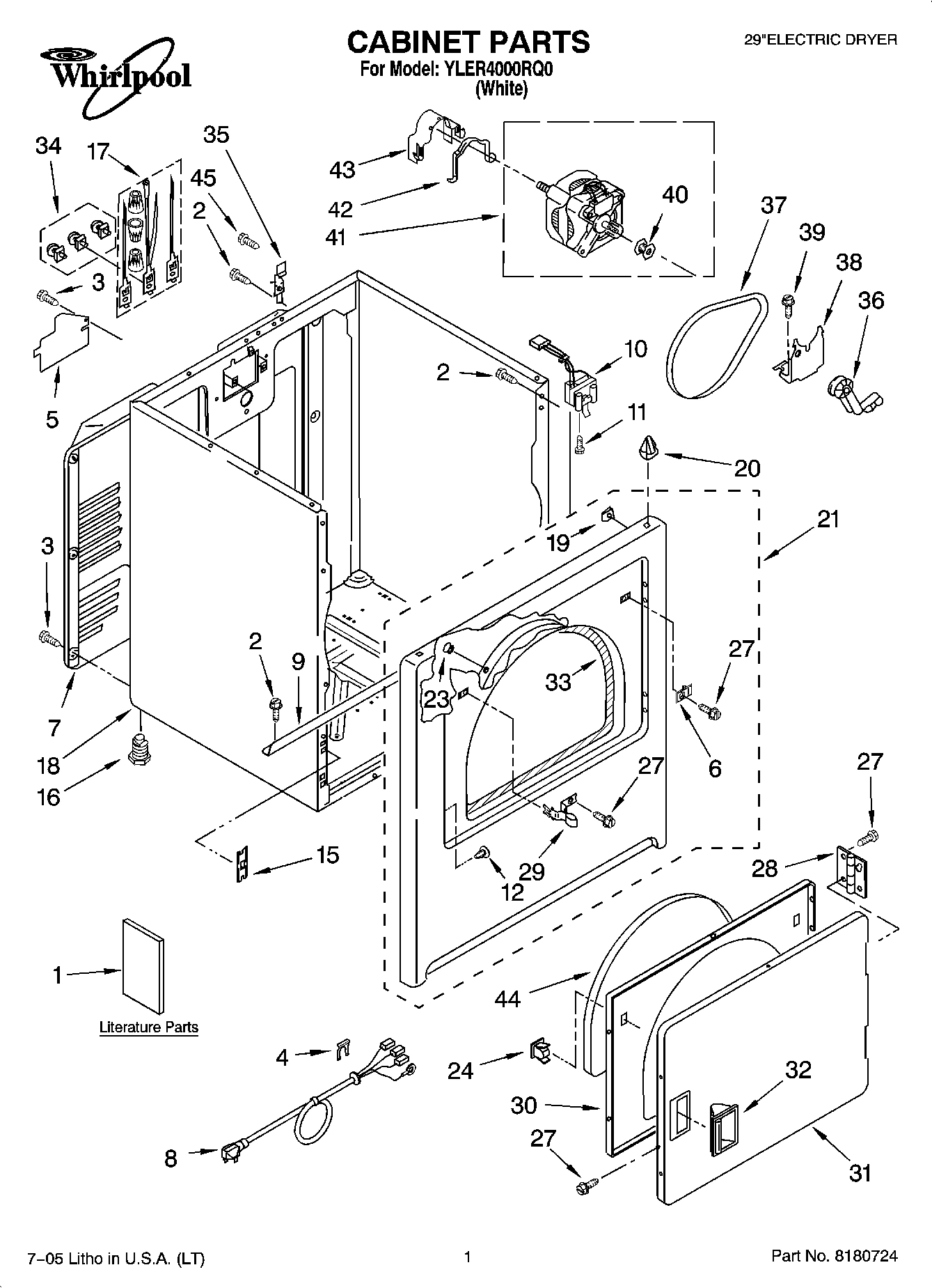 01 - CABINET PARTS
