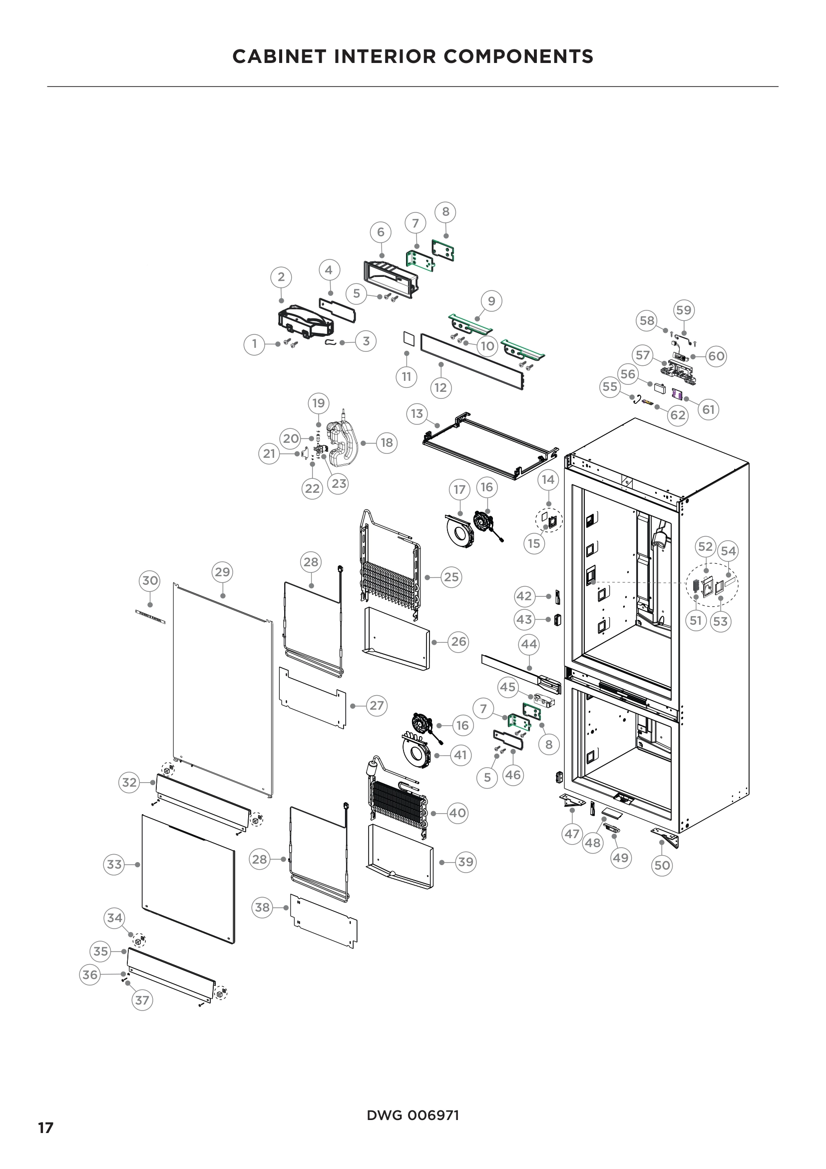 CABINET INTERIOR COMPONENTS