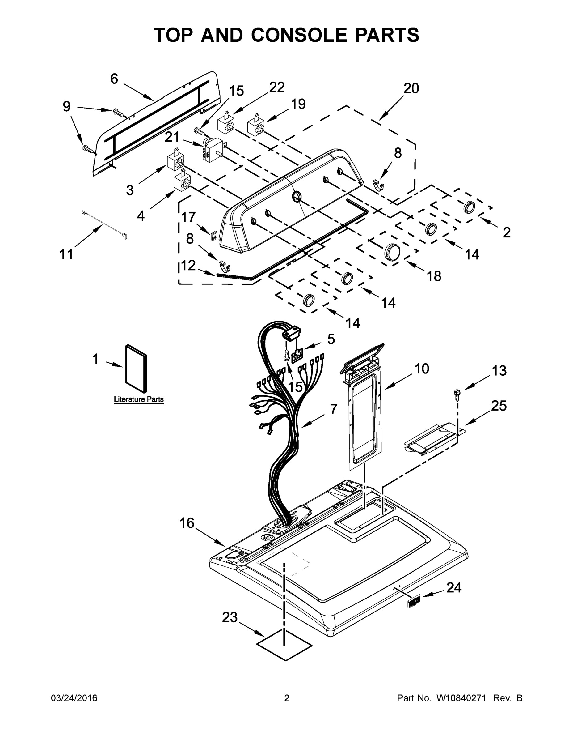02 - TOP AND CONSOLE PARTS