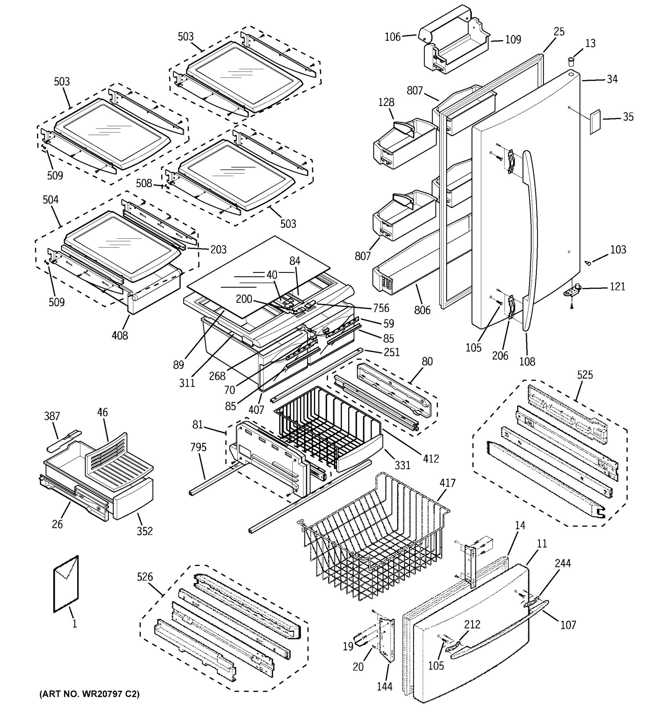 DOORS & SHELVES