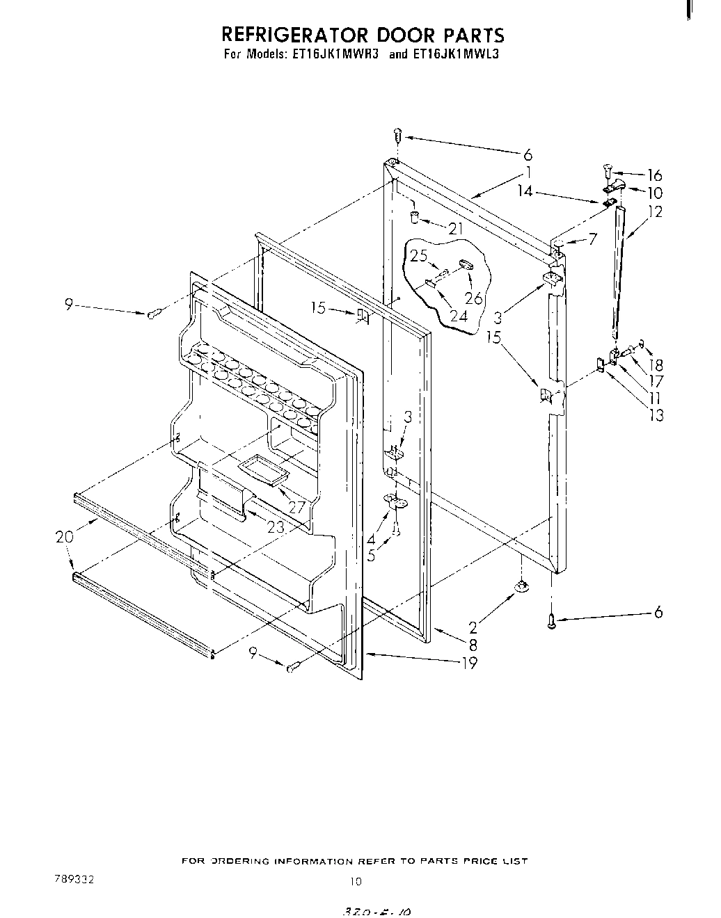 08 - REFRIGERATOR DOOR , NOT ILLUSTRATED