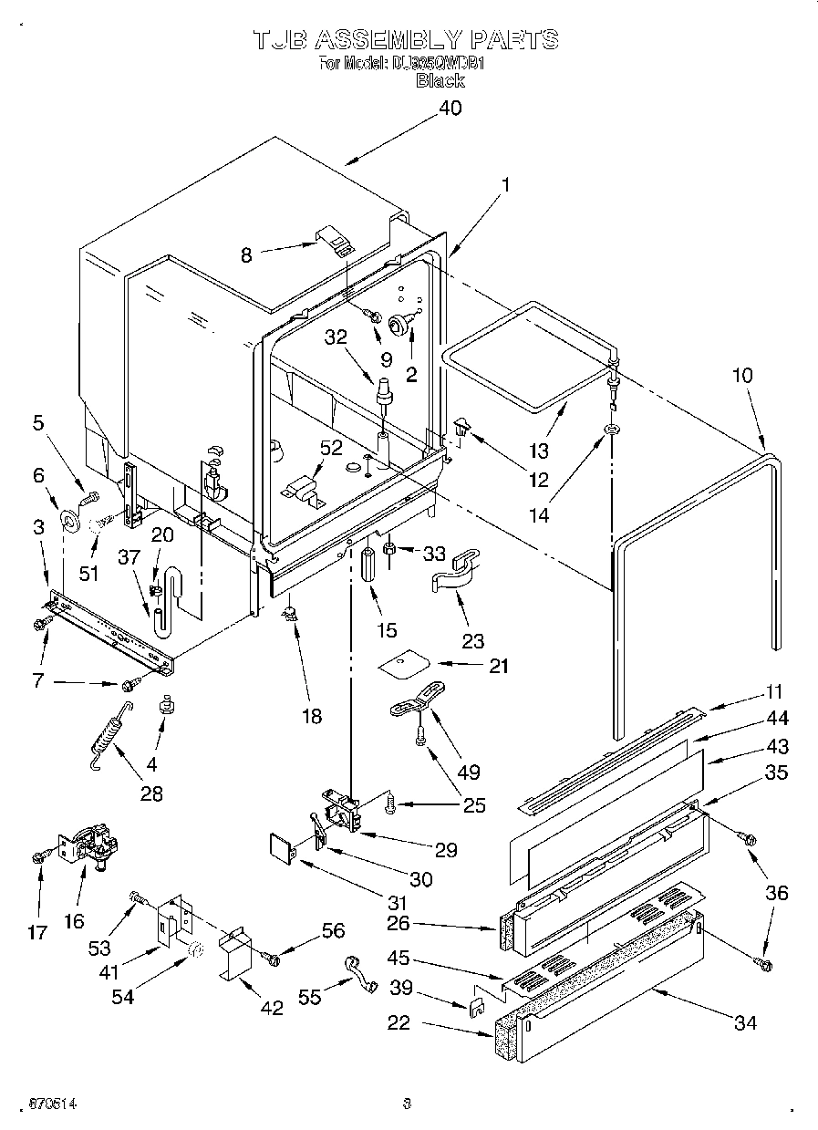 03 - TUB ASSEMBLY