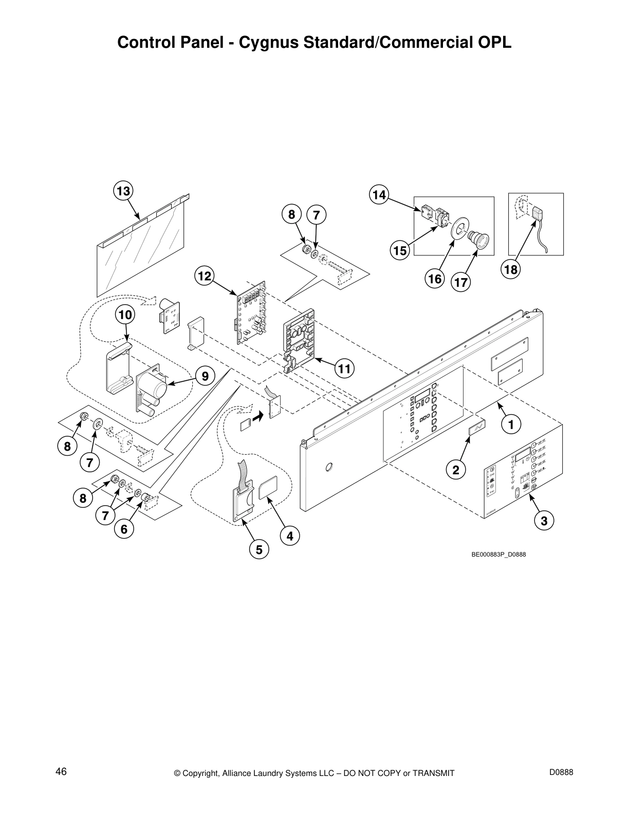 Control Panel - Cygnus Standard/Commercial OPL