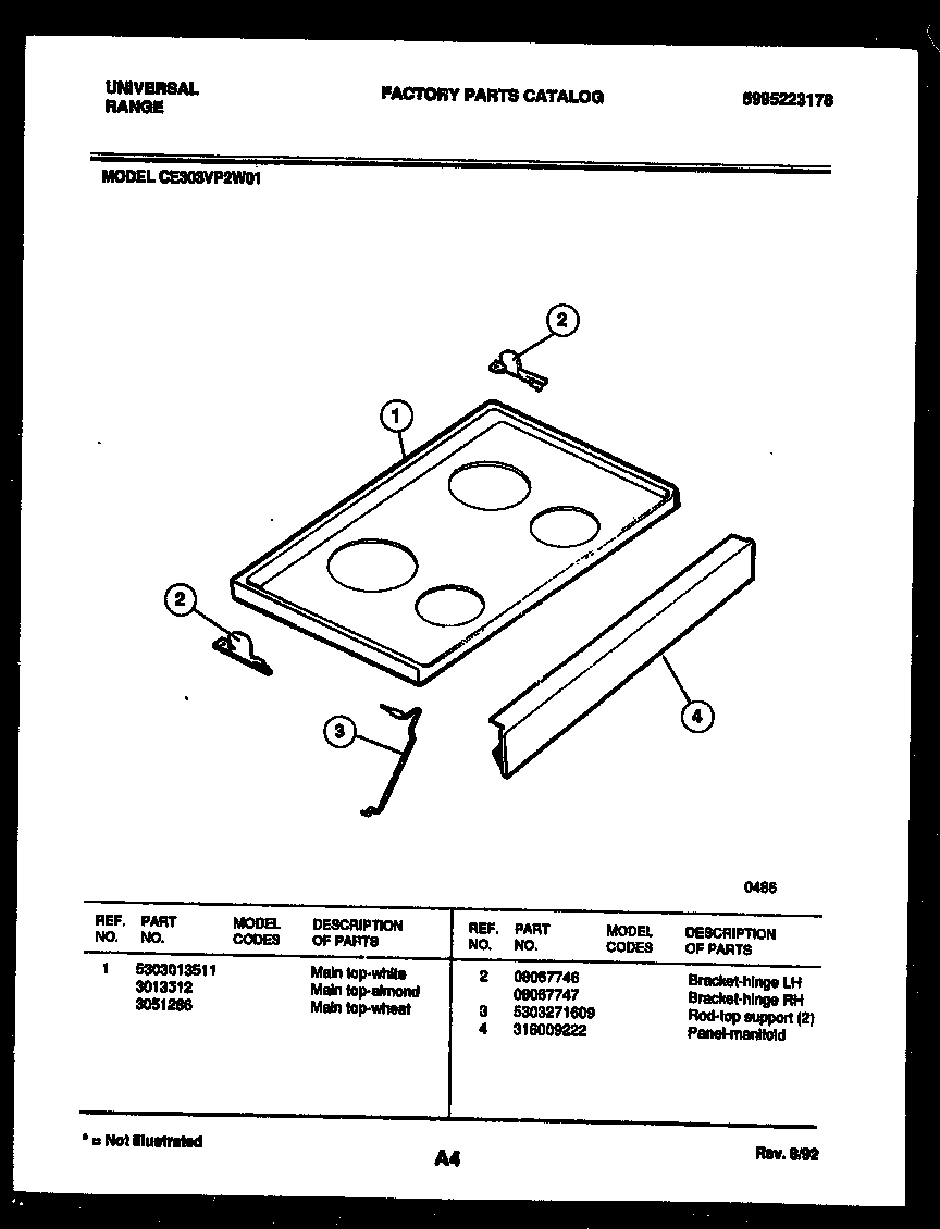 04 - COOKTOP PARTS