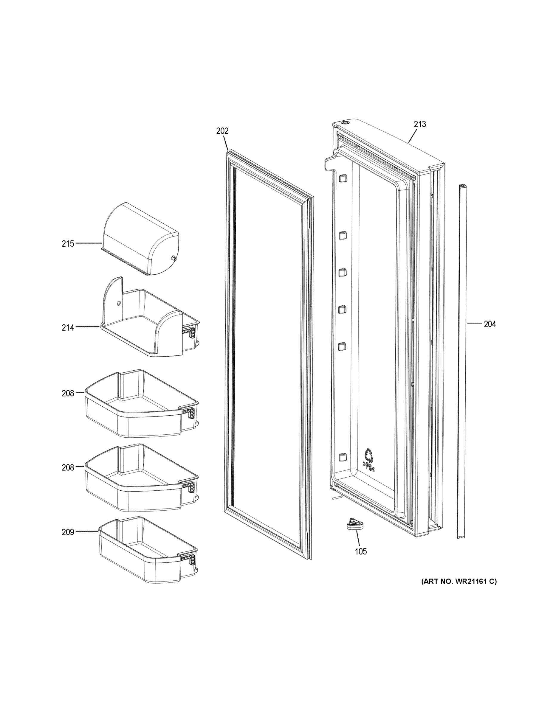 FRESH FOOD DOOR - RH