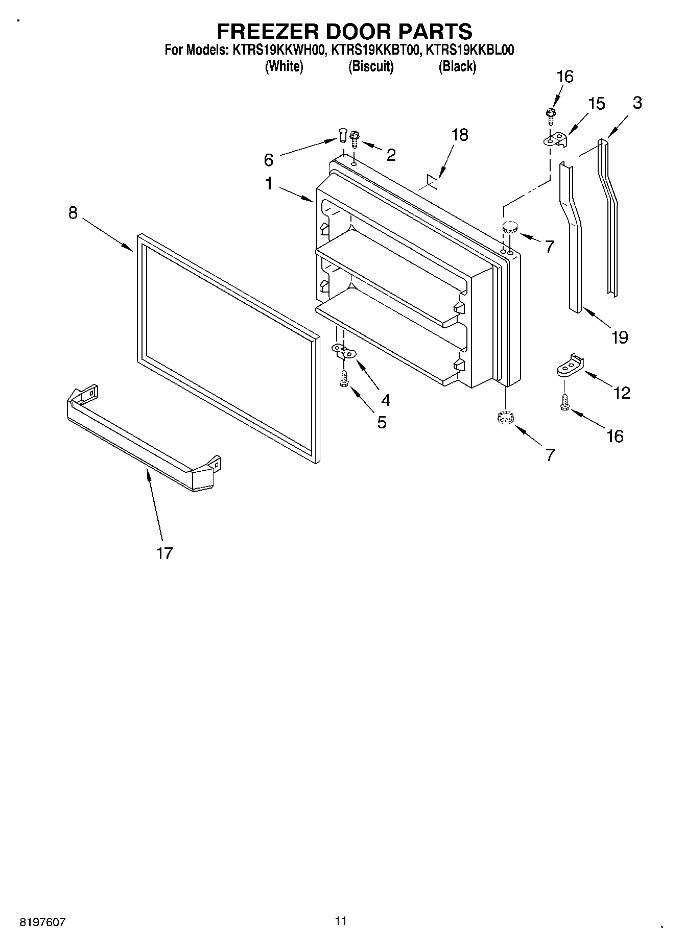 06 - FREEZER DOOR, OPTIONAL