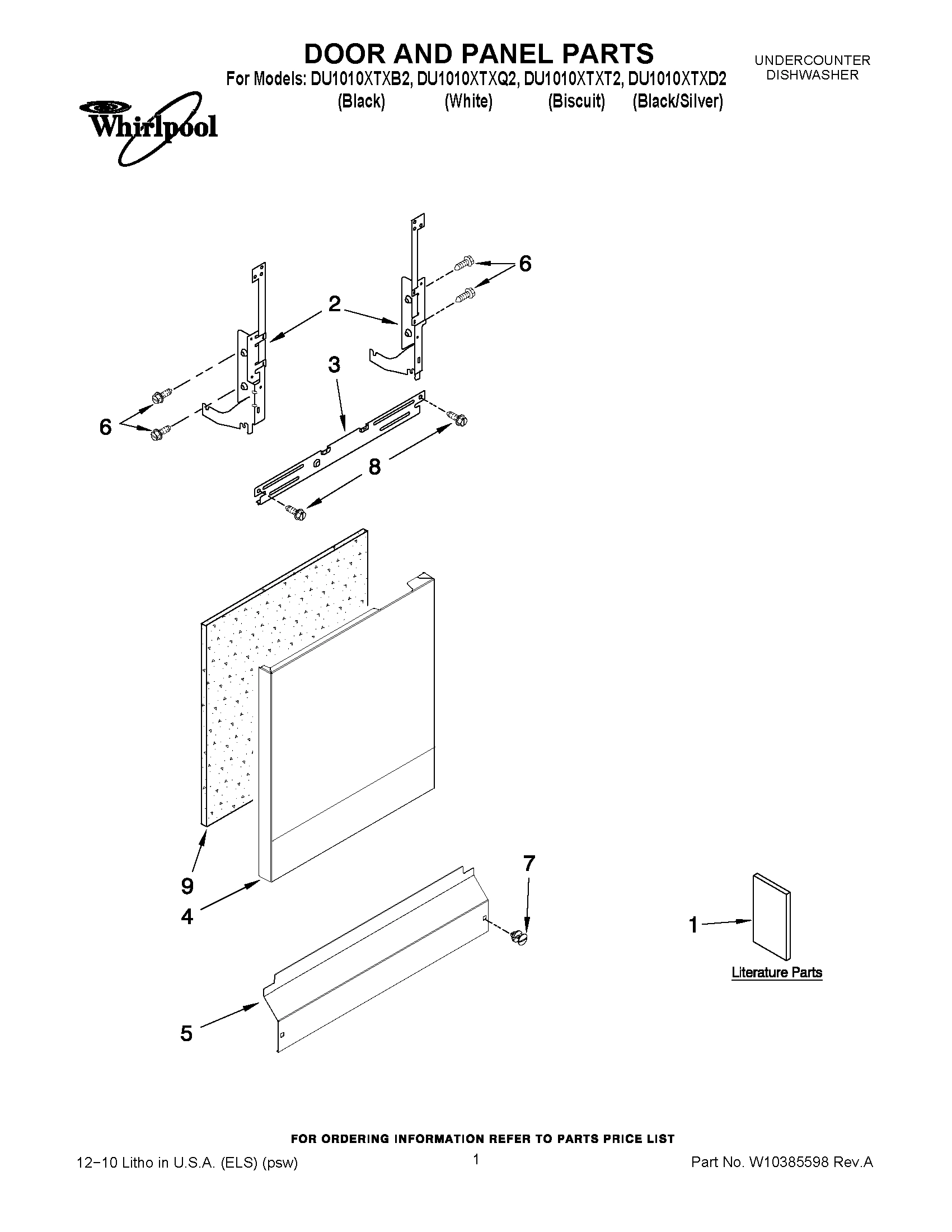01 - DOOR AND PANEL PARTS