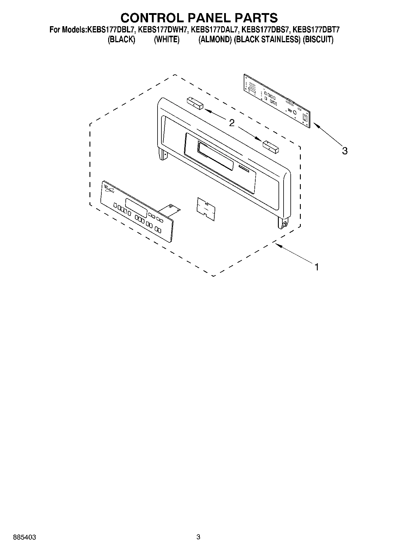 02 - CONTROL PANEL PARTS