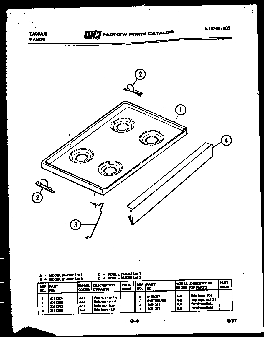 03 - COOKTOP PARTS