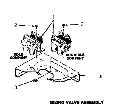 14 - MIXING VALVE ASSY