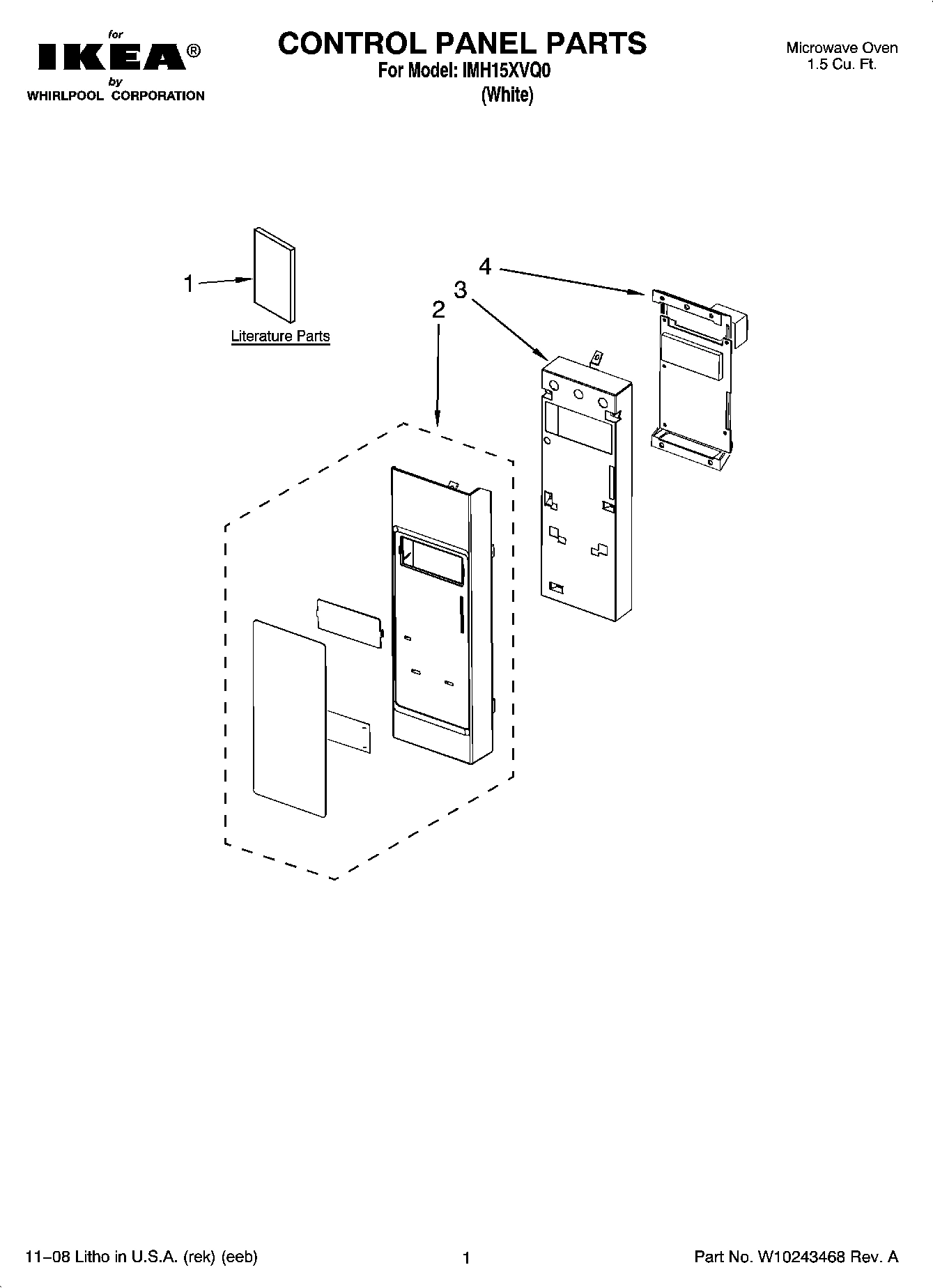 01 - CONTROL PANEL PARTS