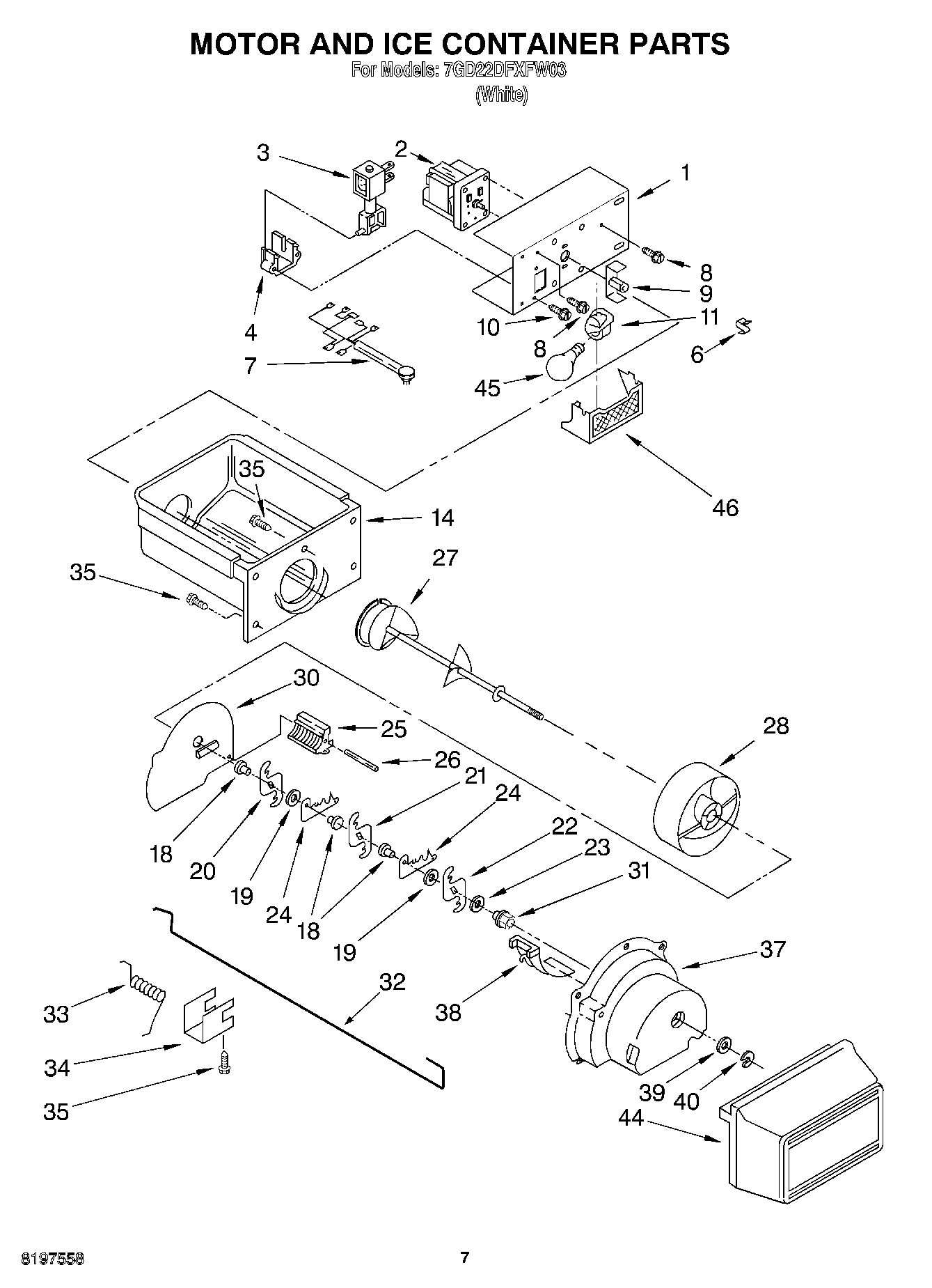 06 - MOTOR AND ICE CONTAINER
