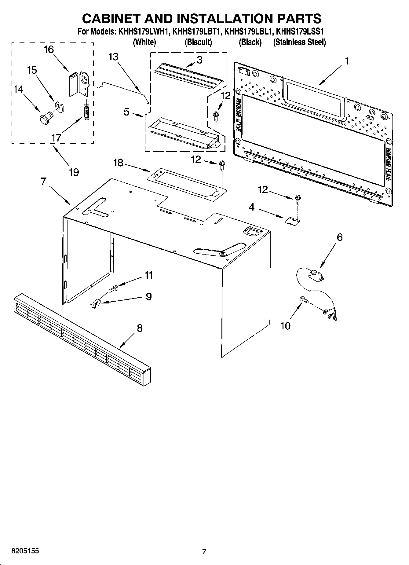 06 - CABINET AND INSTALLATION PARTS