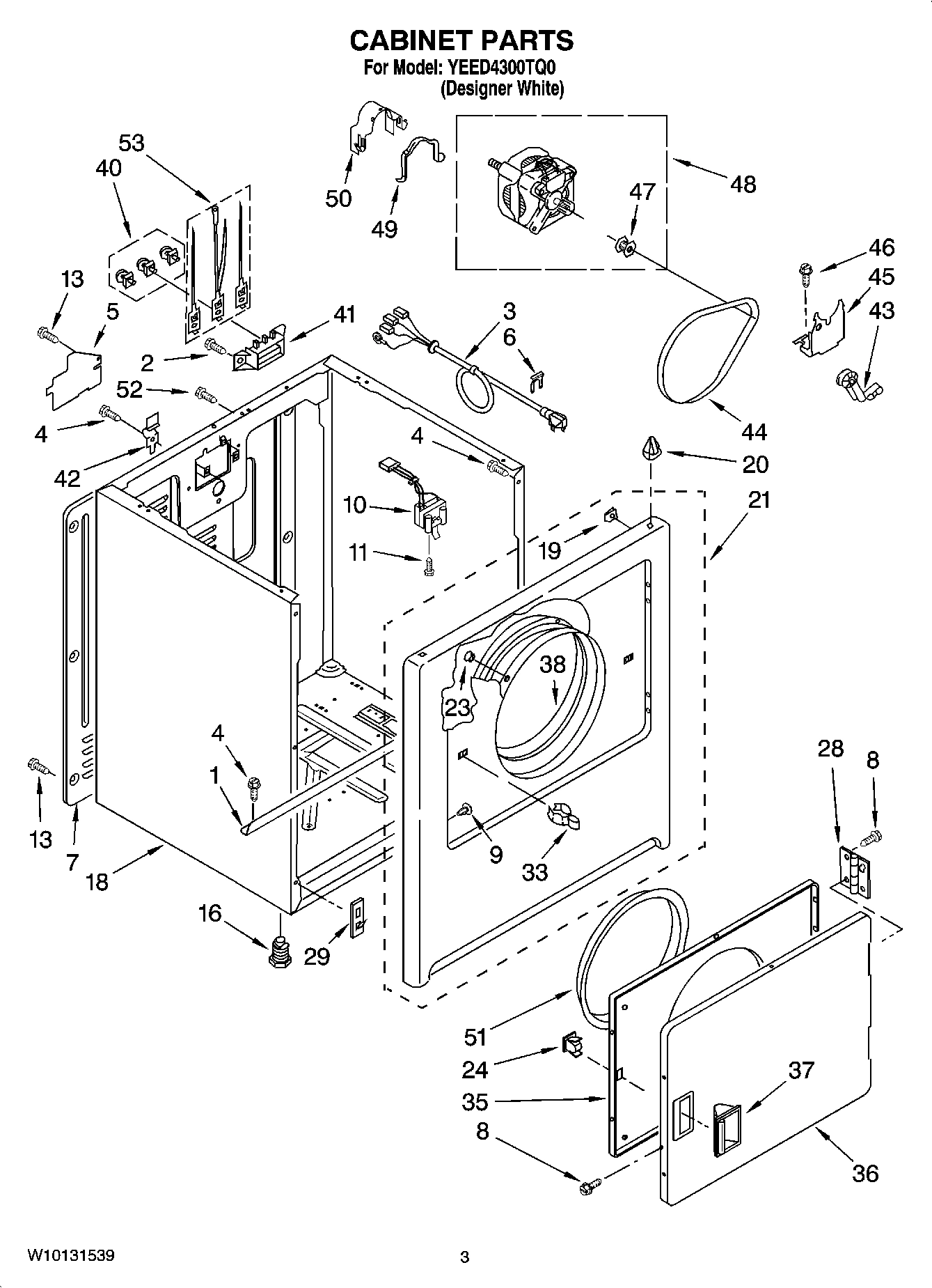 02 - CABINET PARTS
