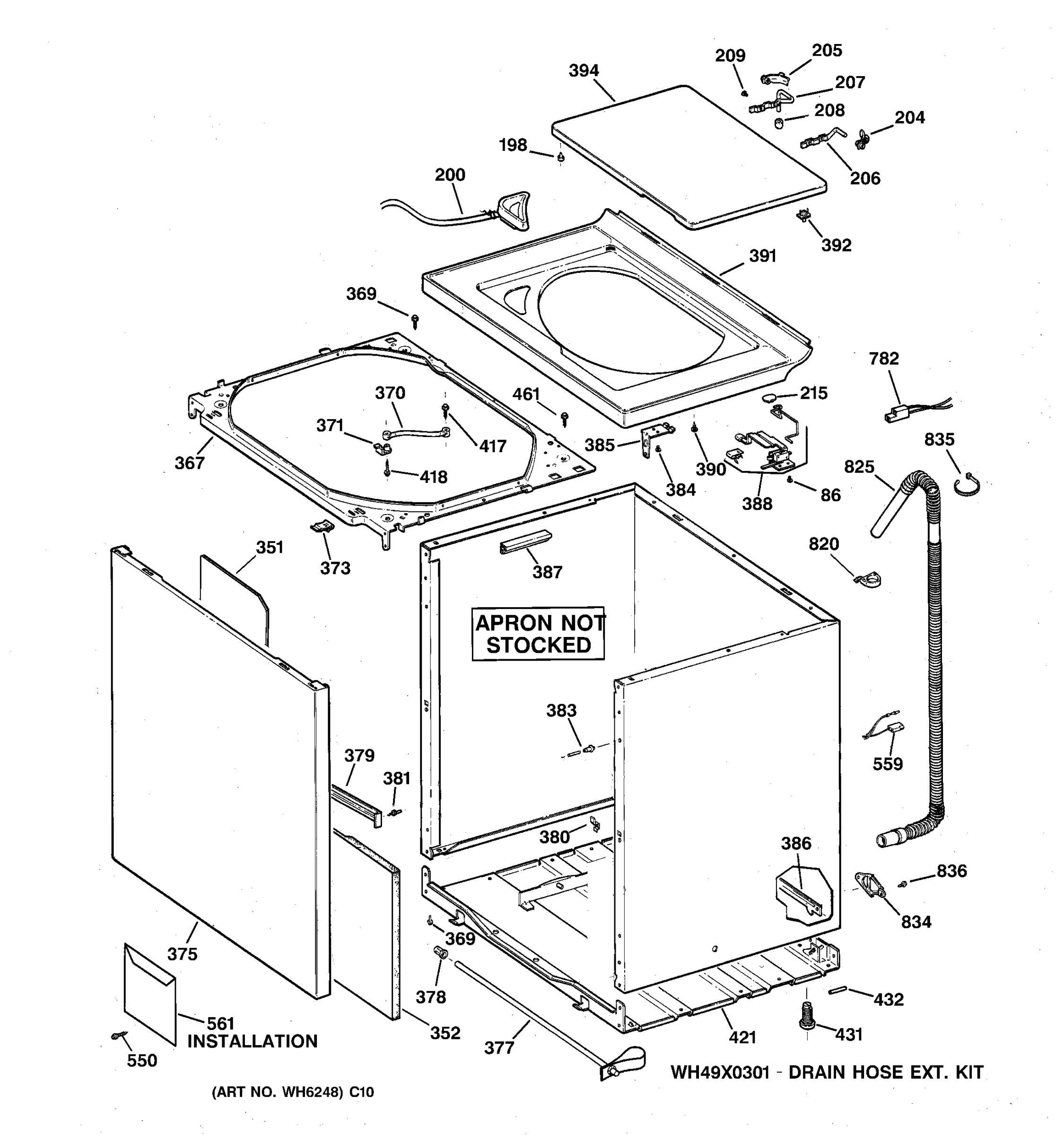 CABINET, COVER & FRONT PANEL