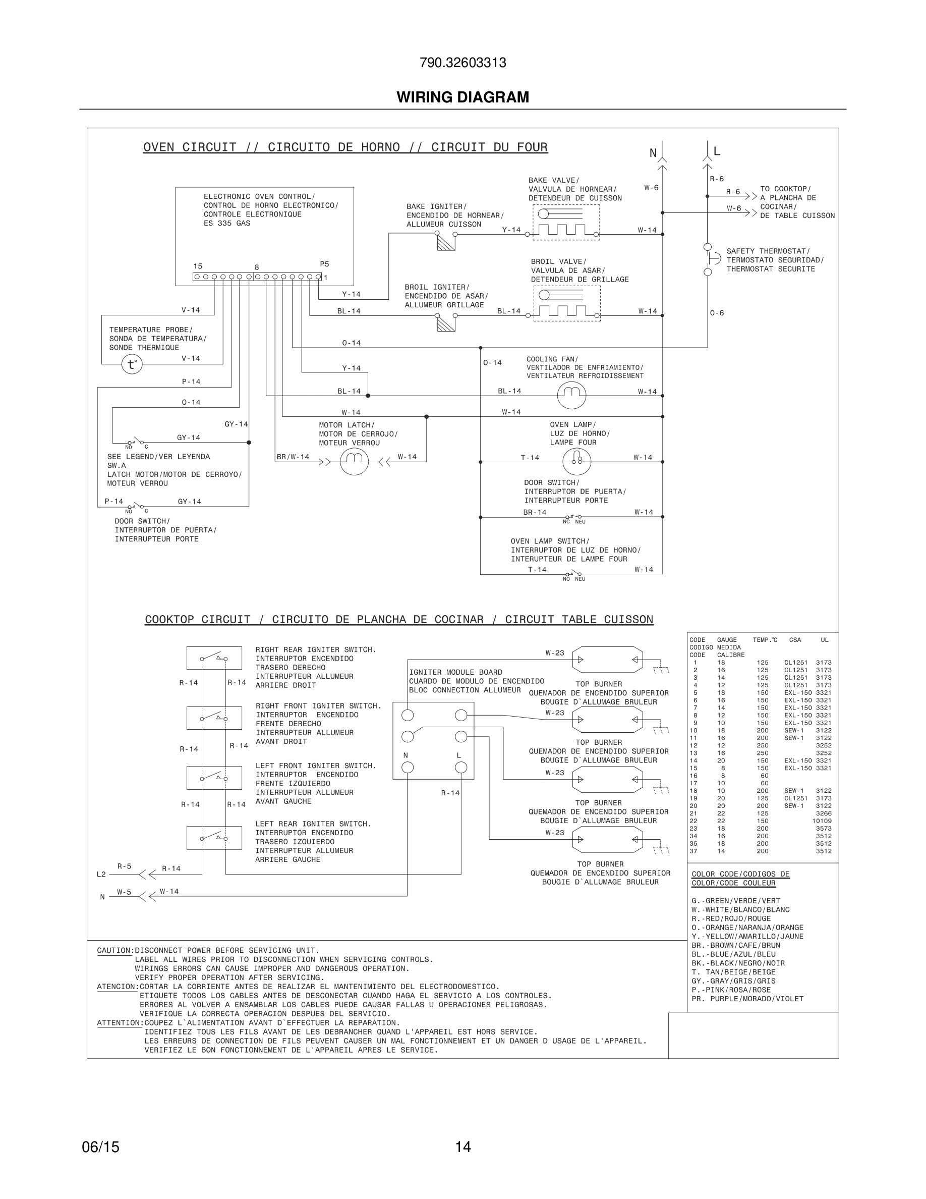 14 - WIRING DIAGRAM