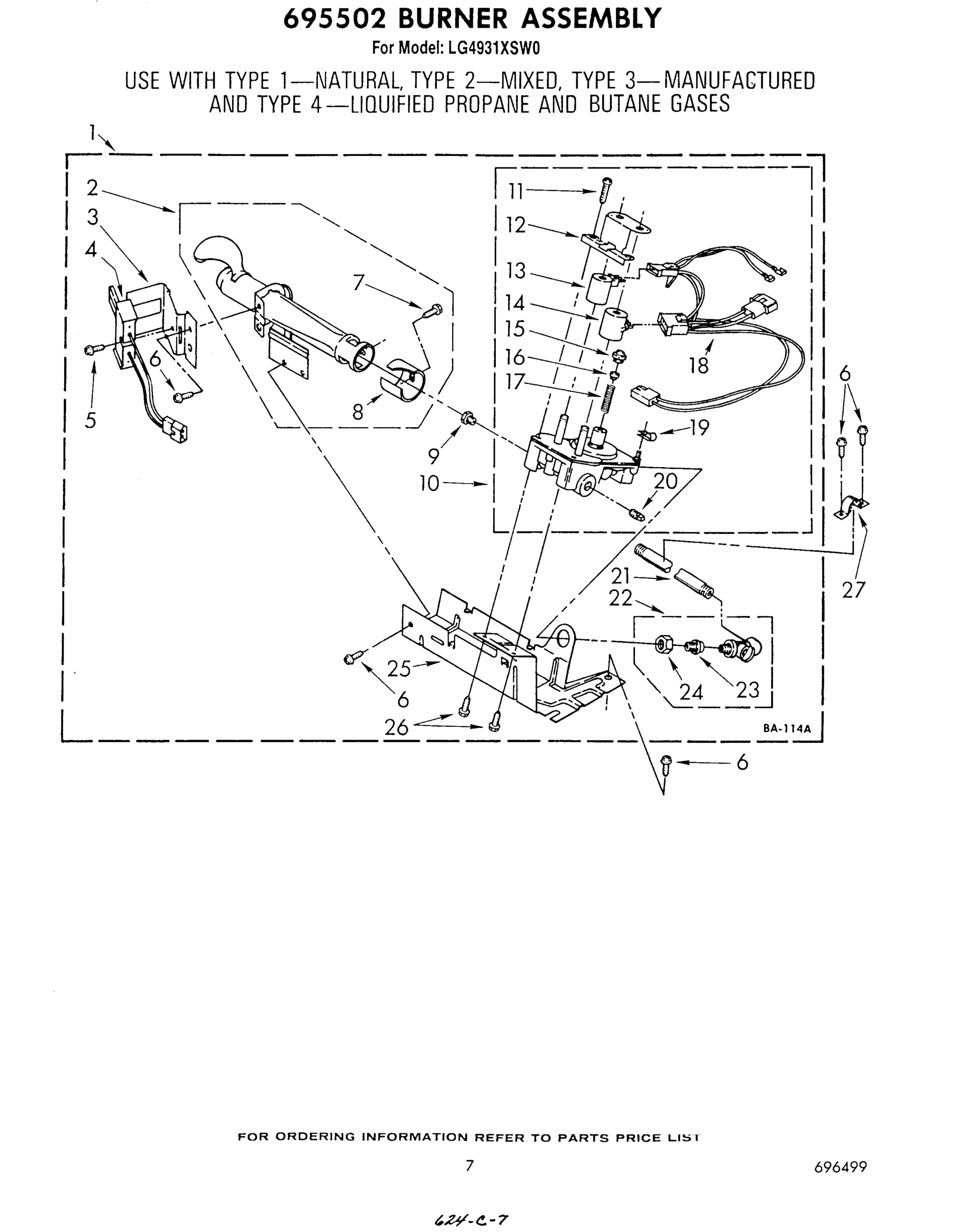 05 - 695502 BURNER