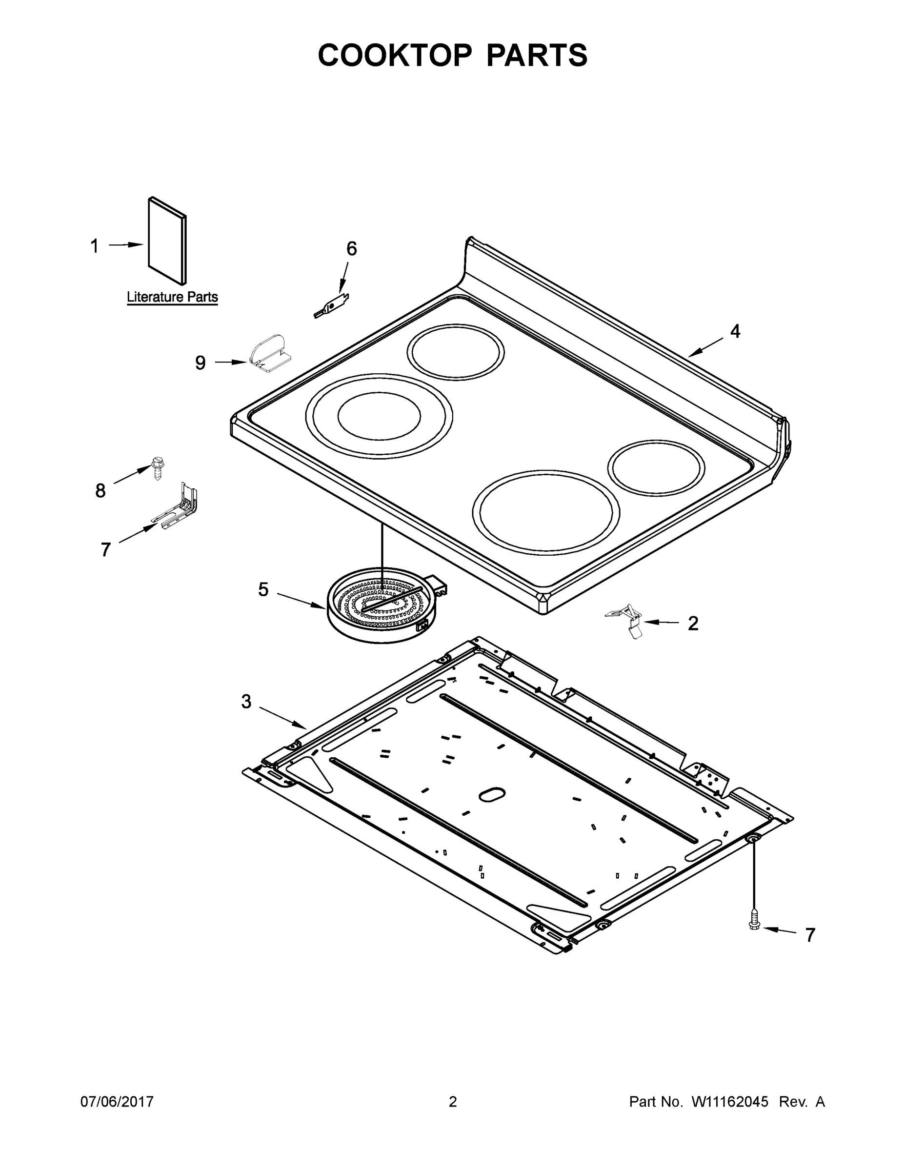 02 - COOKTOP PARTS