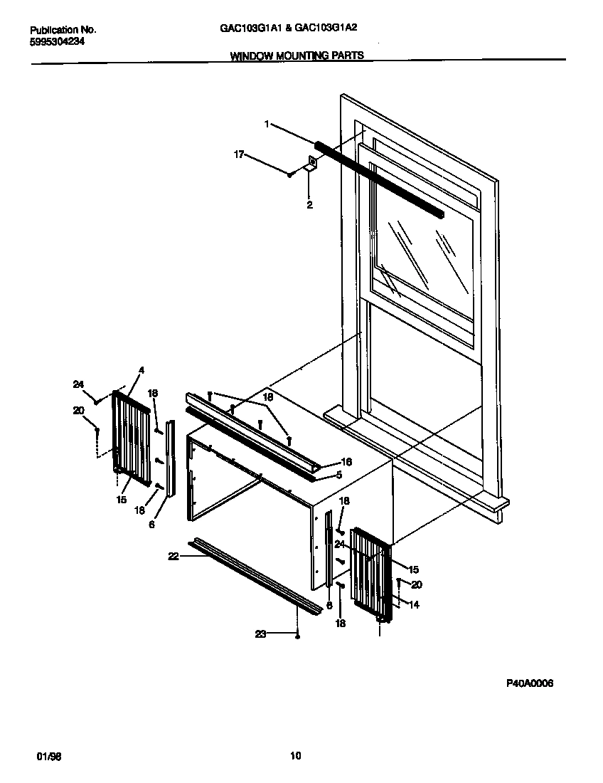 06 - WINDOW  MOUNTING  PARTS