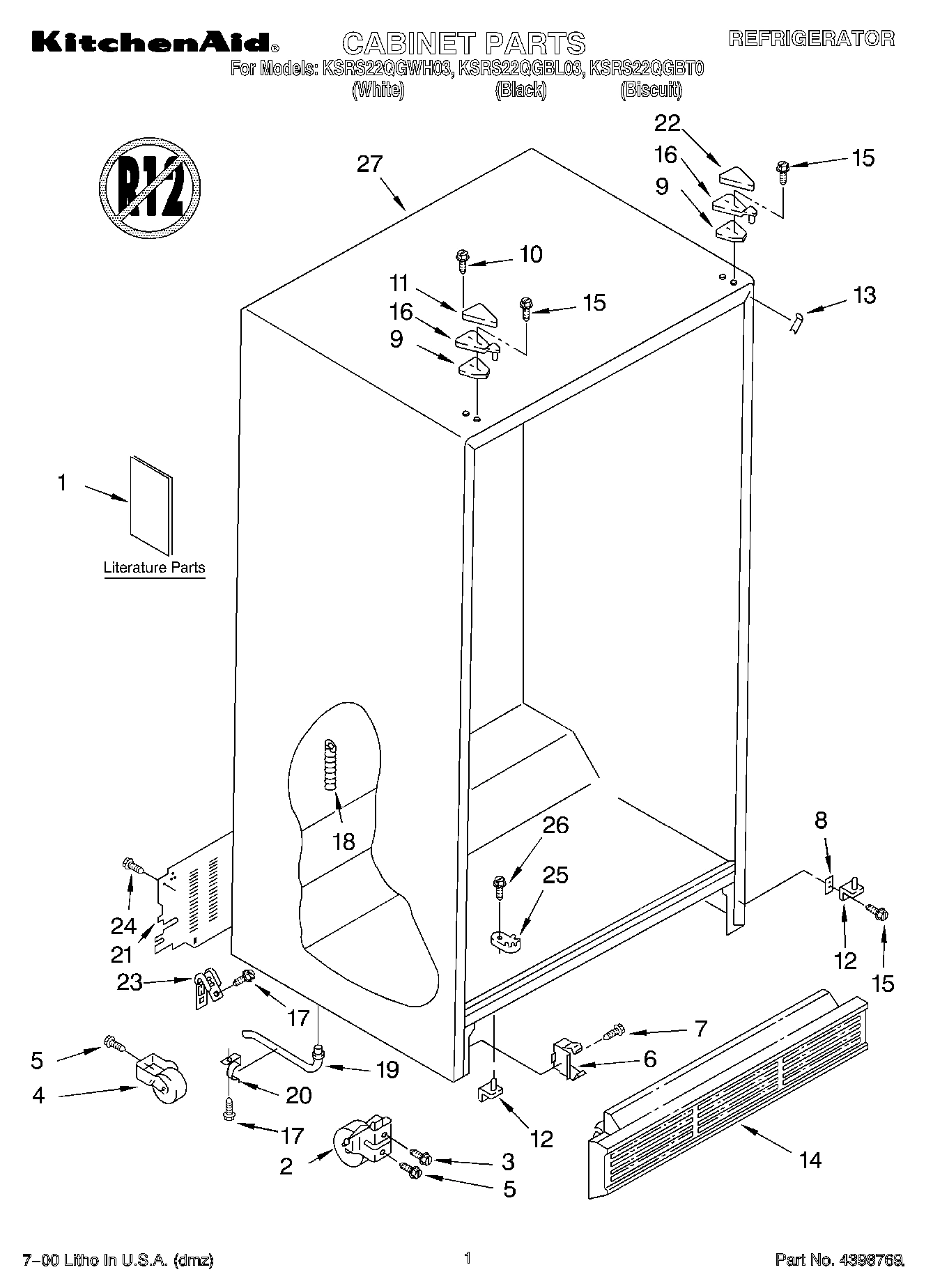 01 - CABINET, LITERATURE