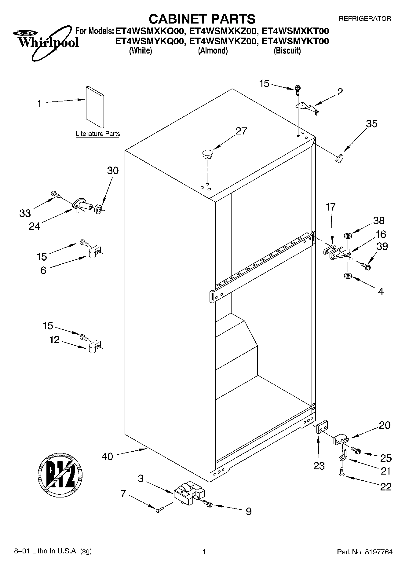 01 - CABINET, LITERATURE