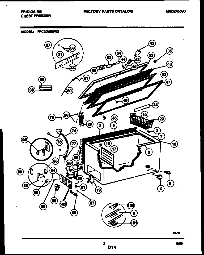 02 - CHEST FREEZER PARTS