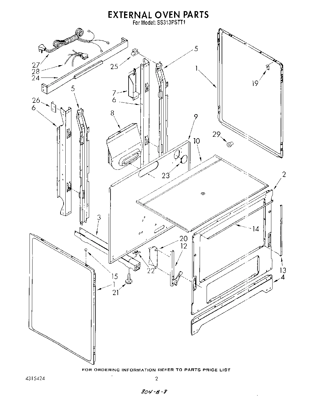 02 - EXTERNAL OVEN , LITERATURE AND OPTIONAL