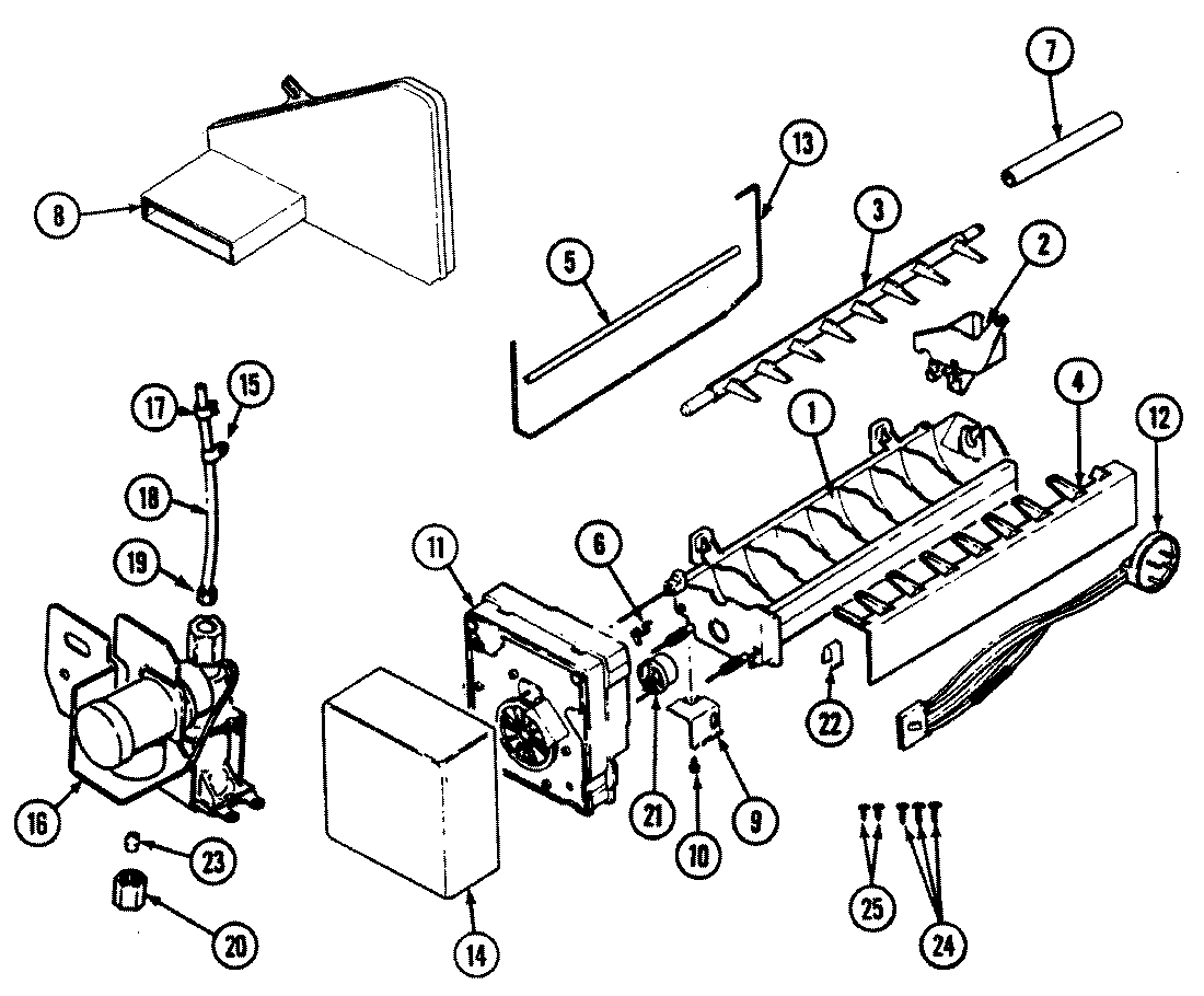 04 - OPTIONAL ICE MAKER KIT (RAE3100AAX)