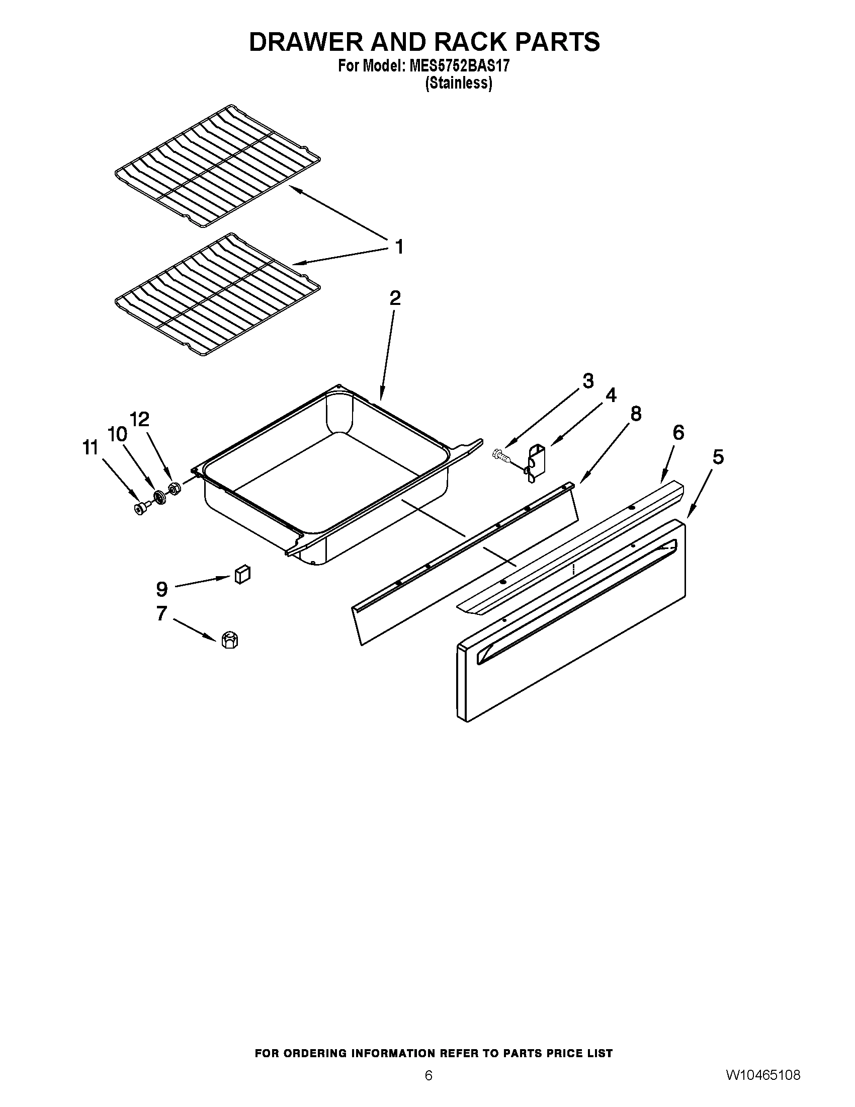 05 - DRAWER AND RACK PARTS