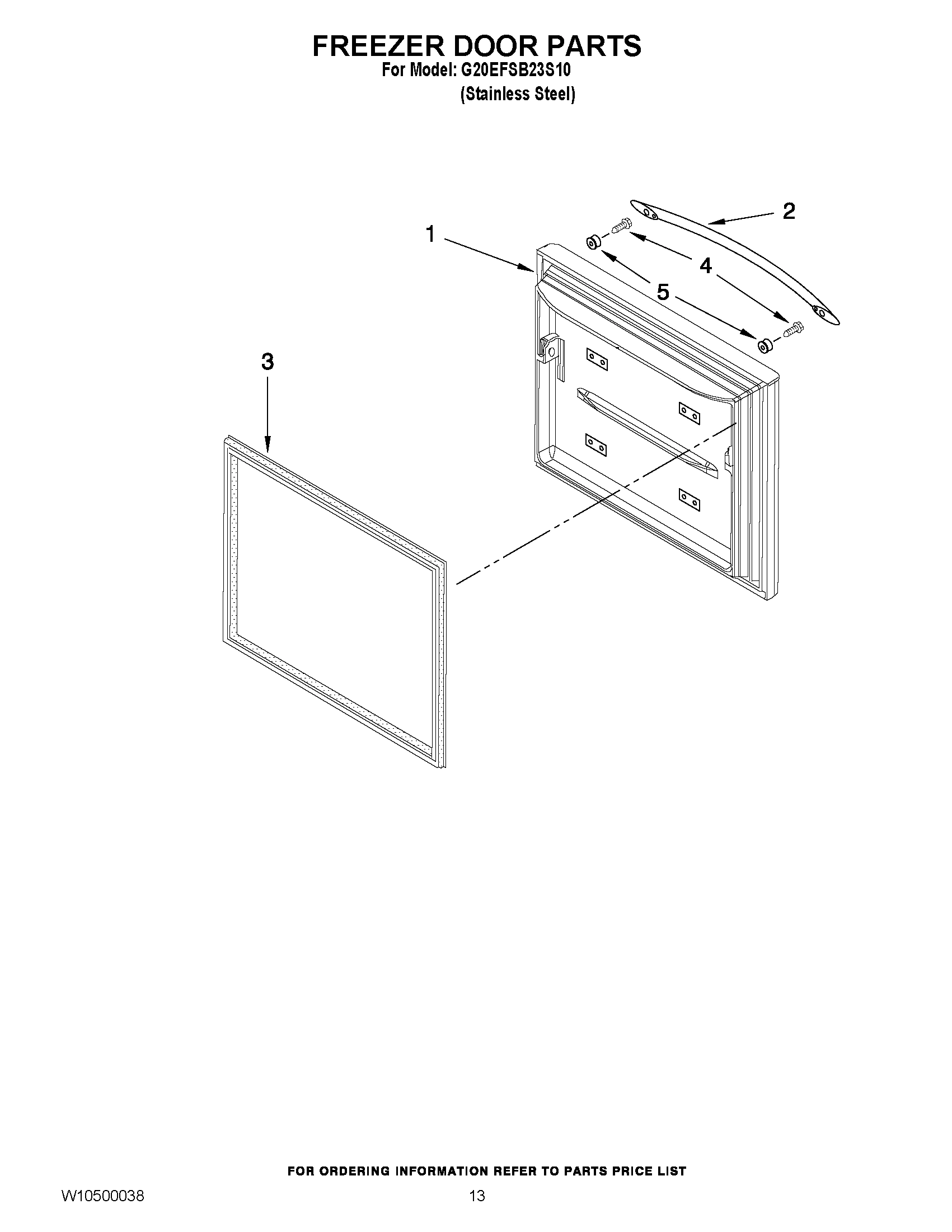 07 - FREEZER DOOR PARTS