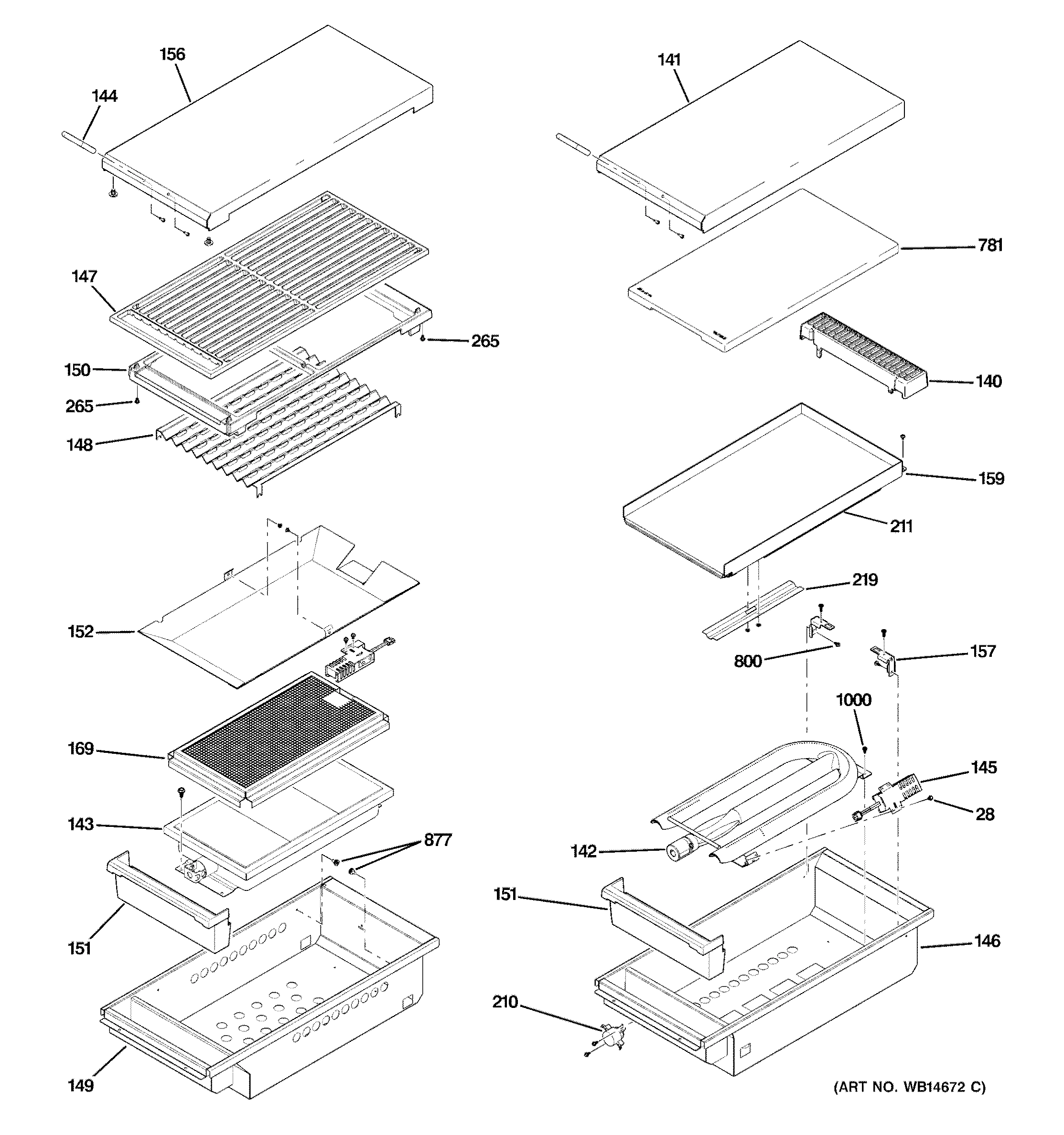 GRILL & GRIDDLE ASSEMBLY