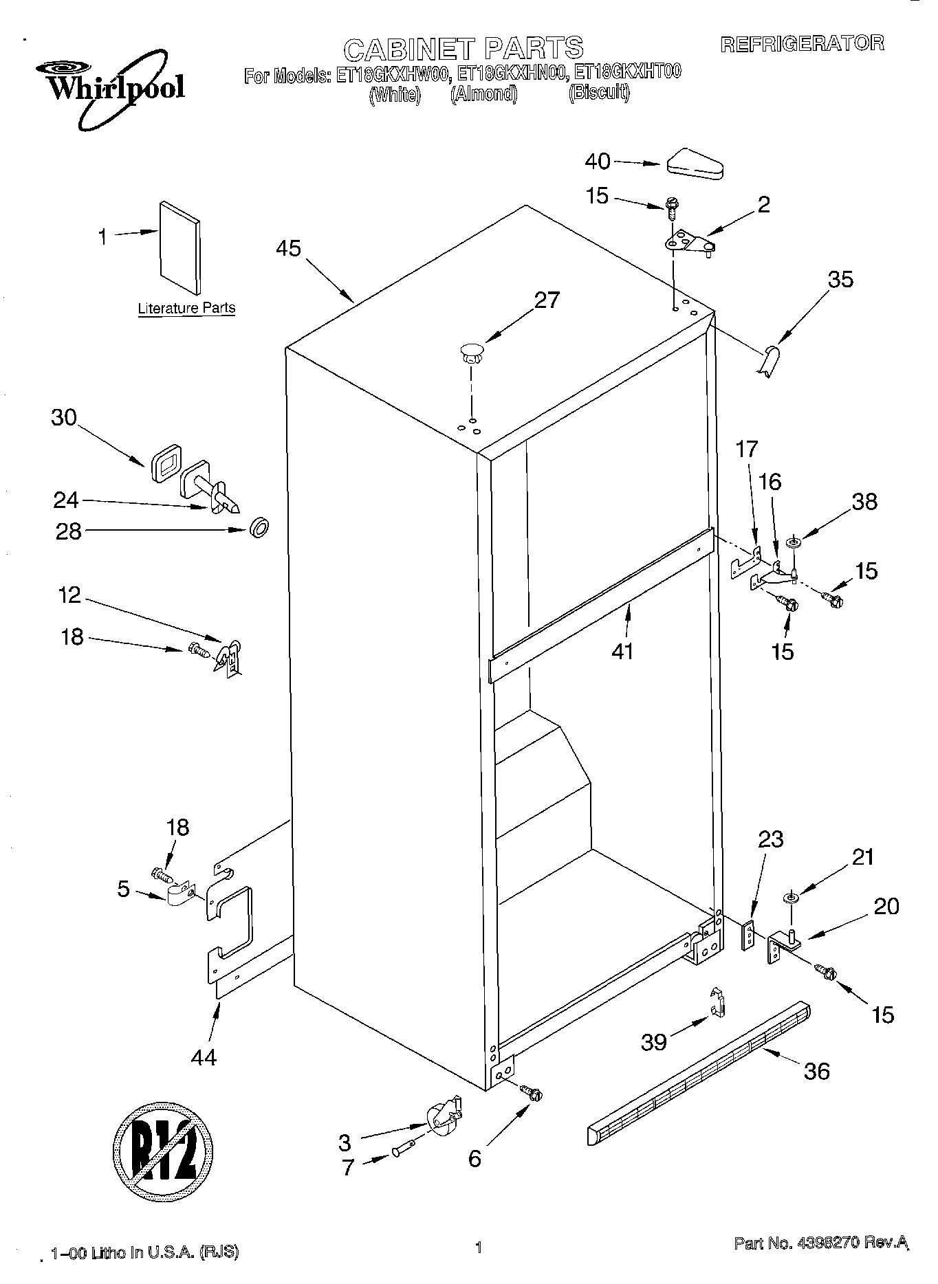01 - CABINET, LITERATURE