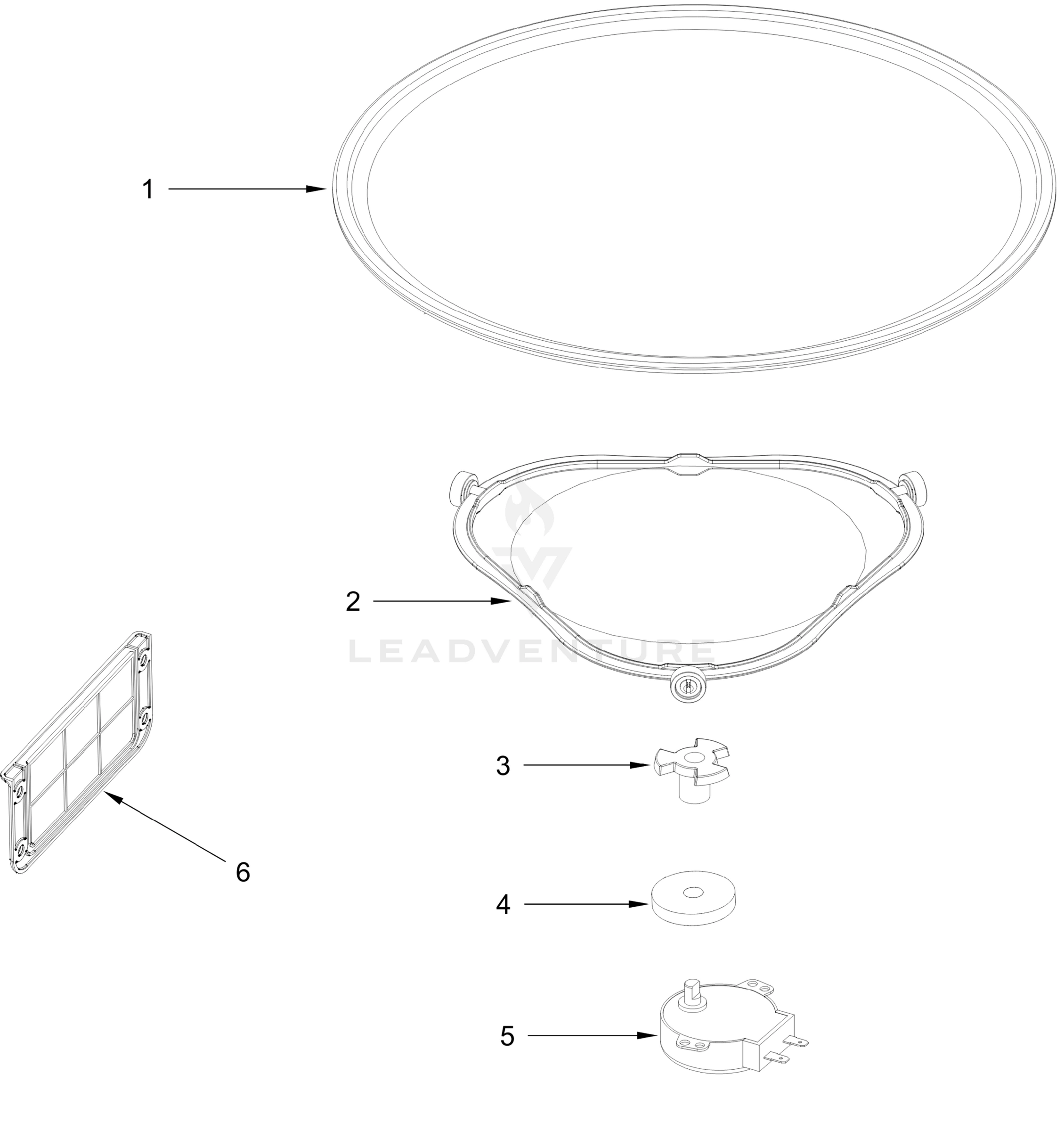 TURNTABLE PARTS