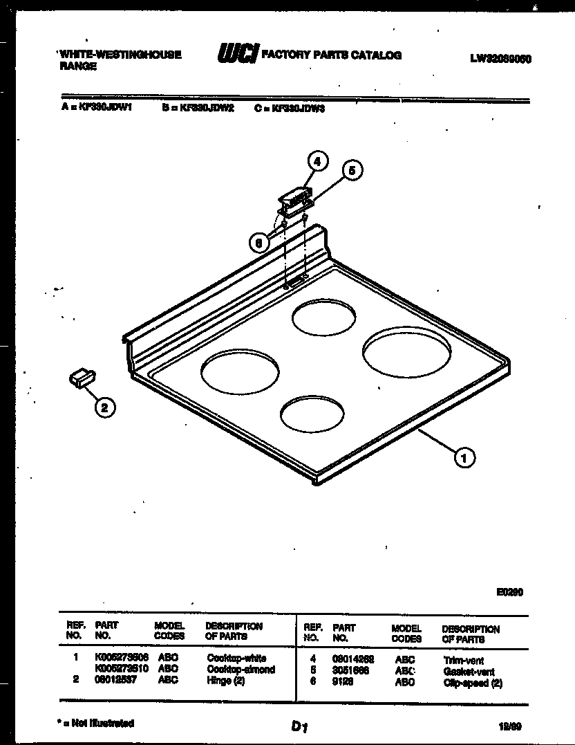 05 - COOKTOP PARTS